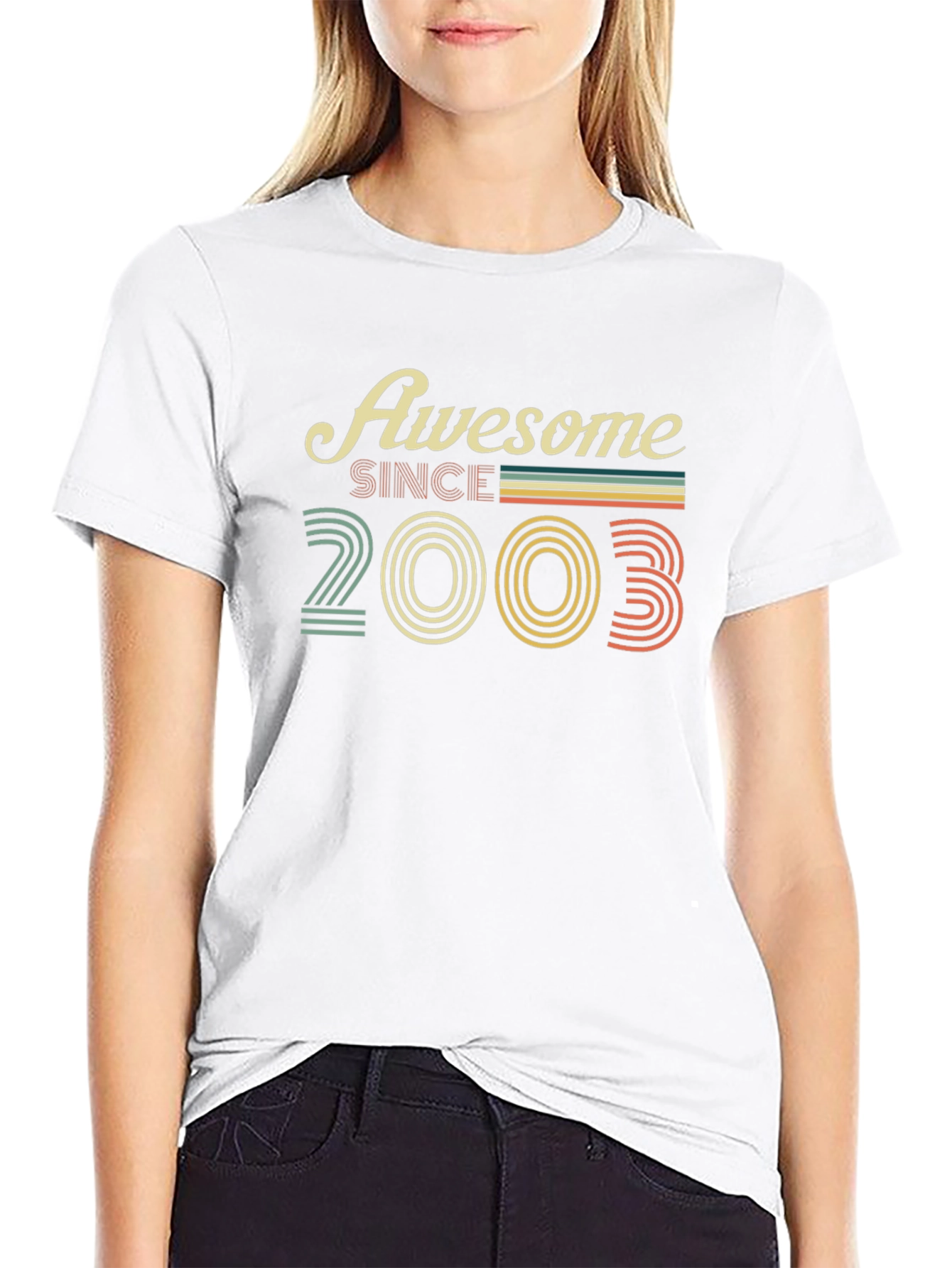 Awesome Since 2003 Black T-Shirt