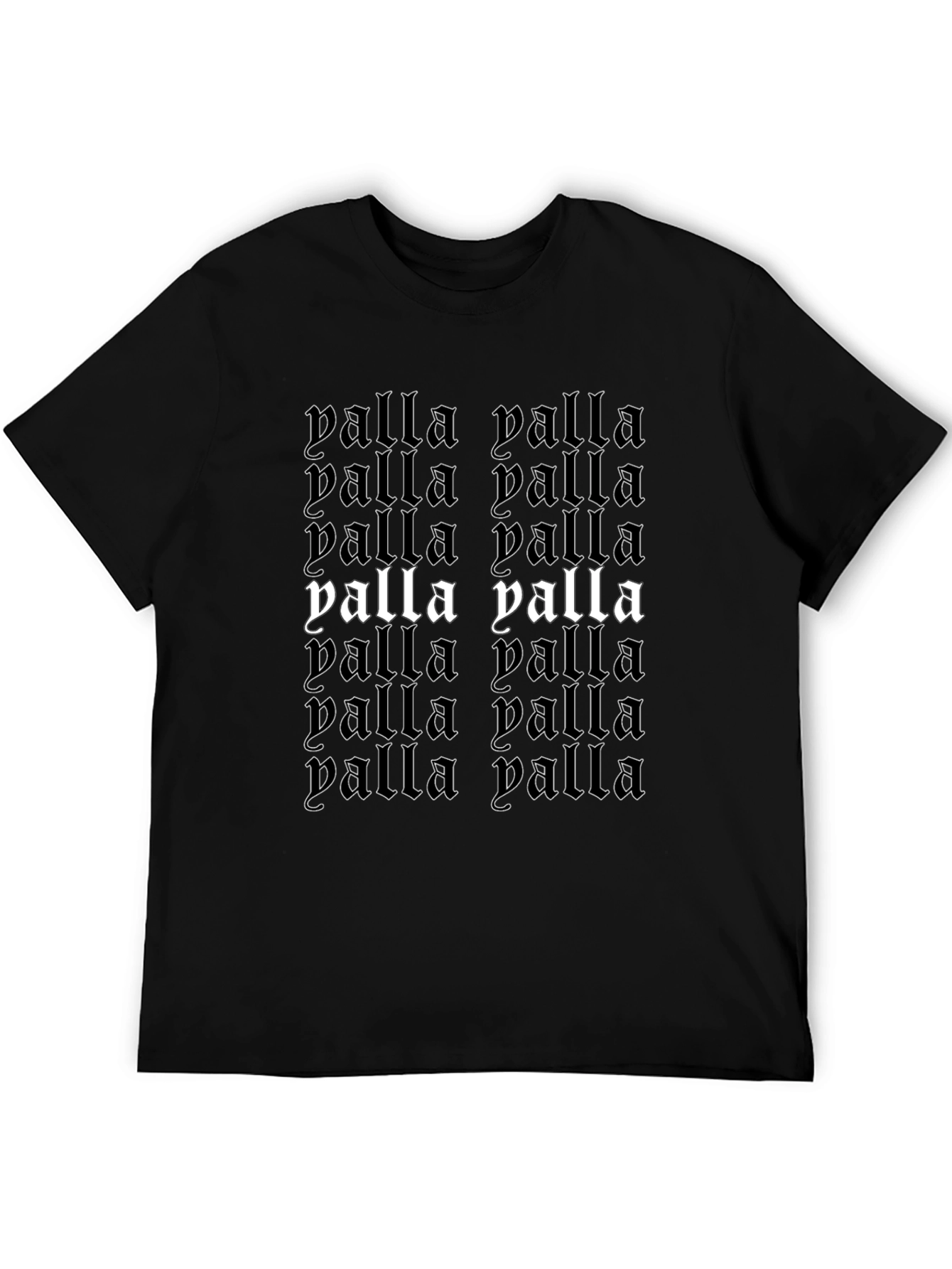 Palla Black Graphic Tee - Streetwear Style
