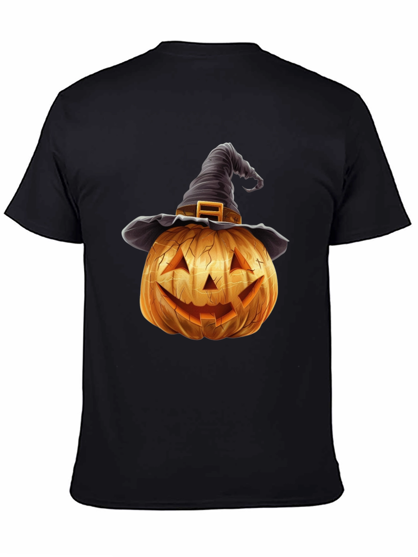 Halloween Pumpkin Witch Hat T-Shirt