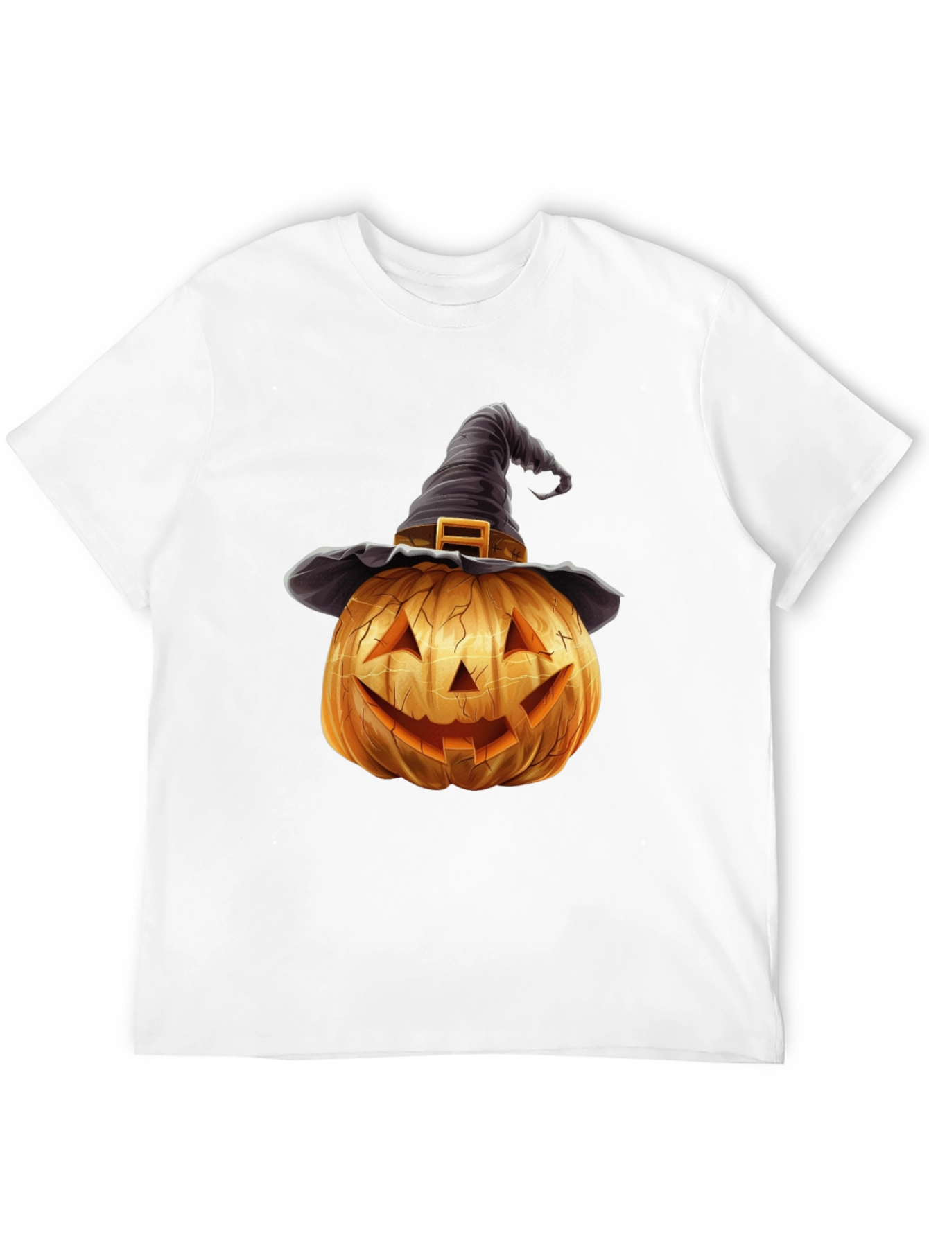 Halloween Pumpkin Witch Hat T-Shirt