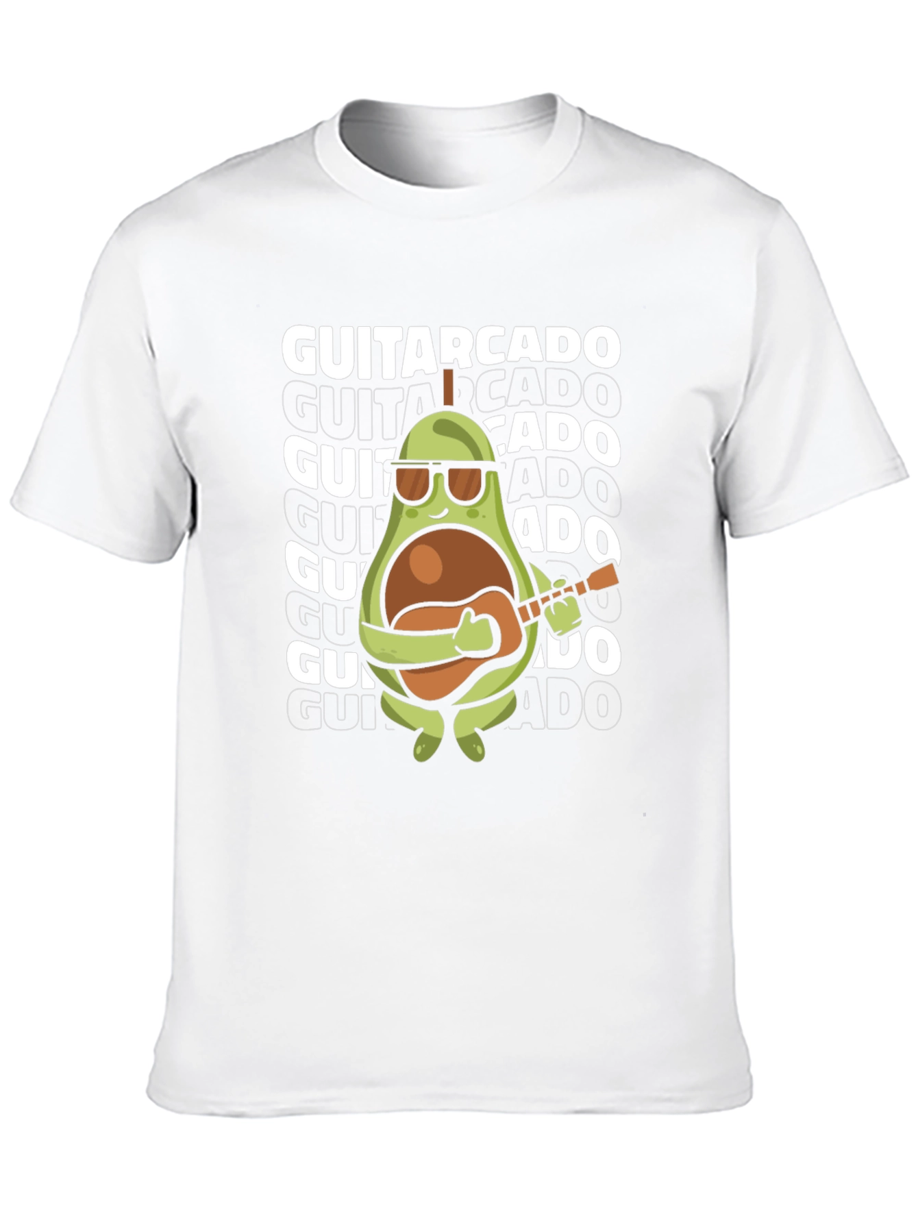 Guitarcado Graphic Tee - Avocado Guitarist