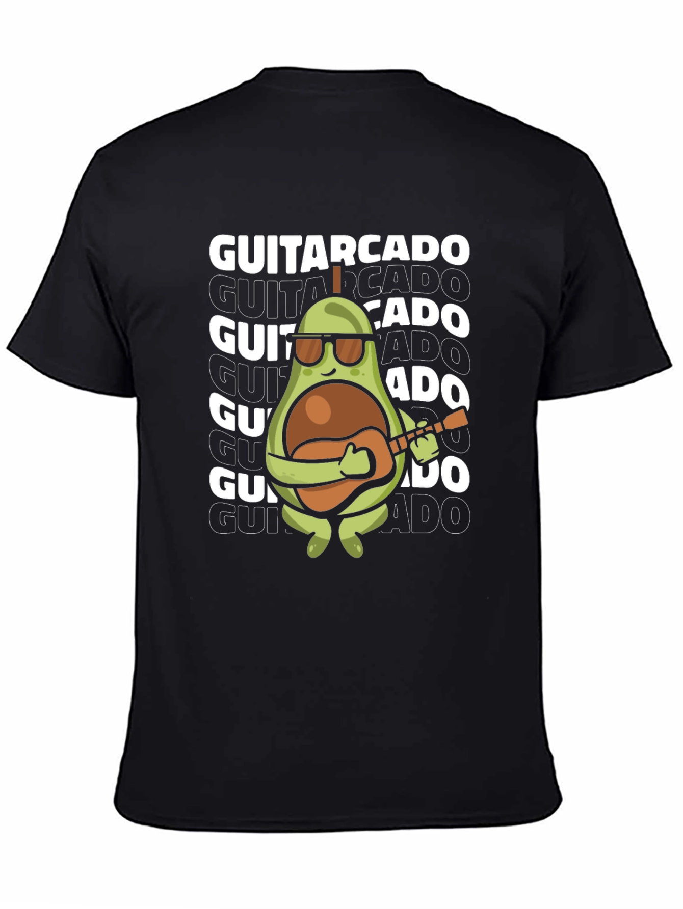 Guitarcado Graphic Tee - Avocado Guitarist