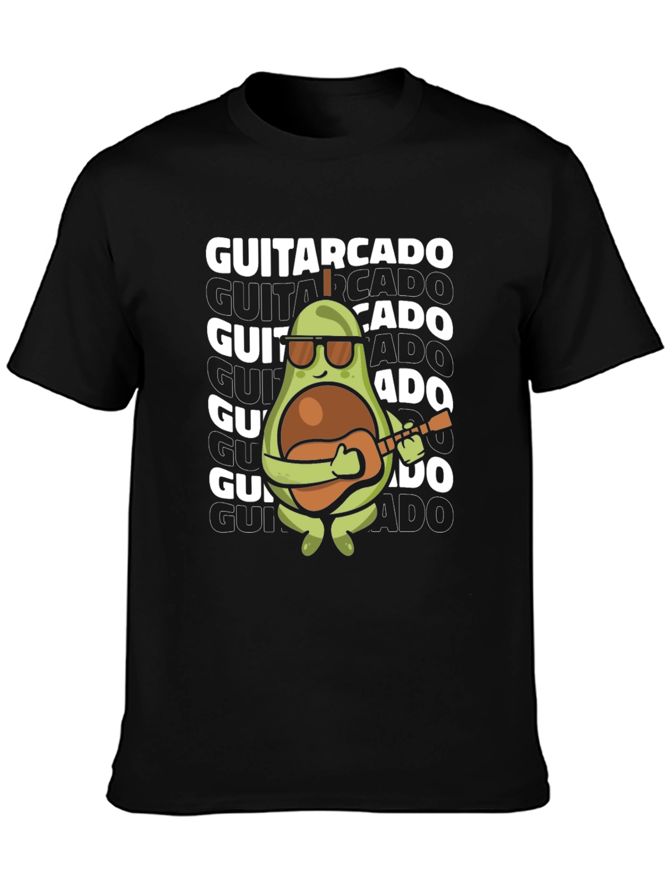 Guitarcado Graphic Tee - Avocado Guitarist