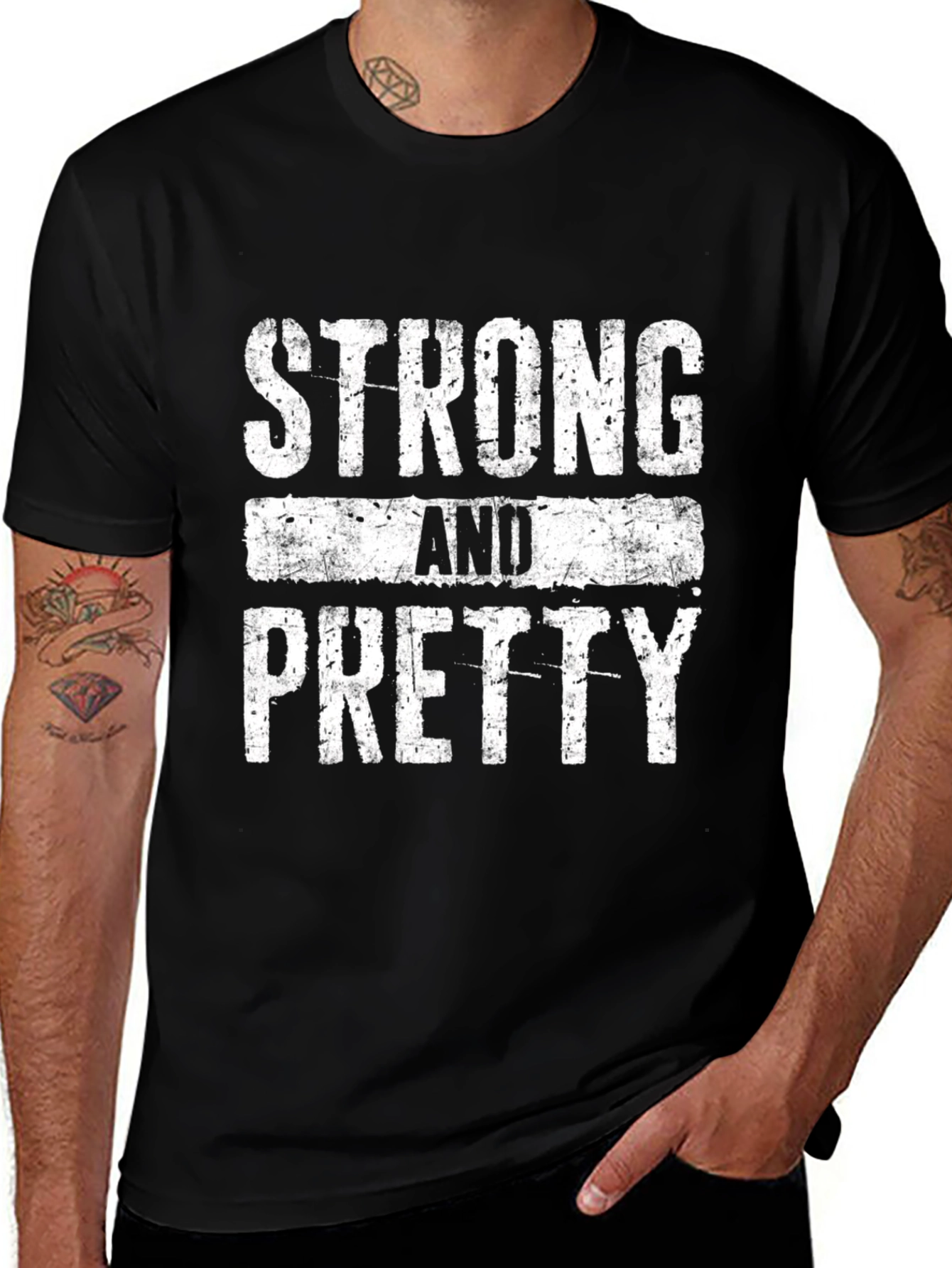 Strong and Pretty Graphic T-Shirt