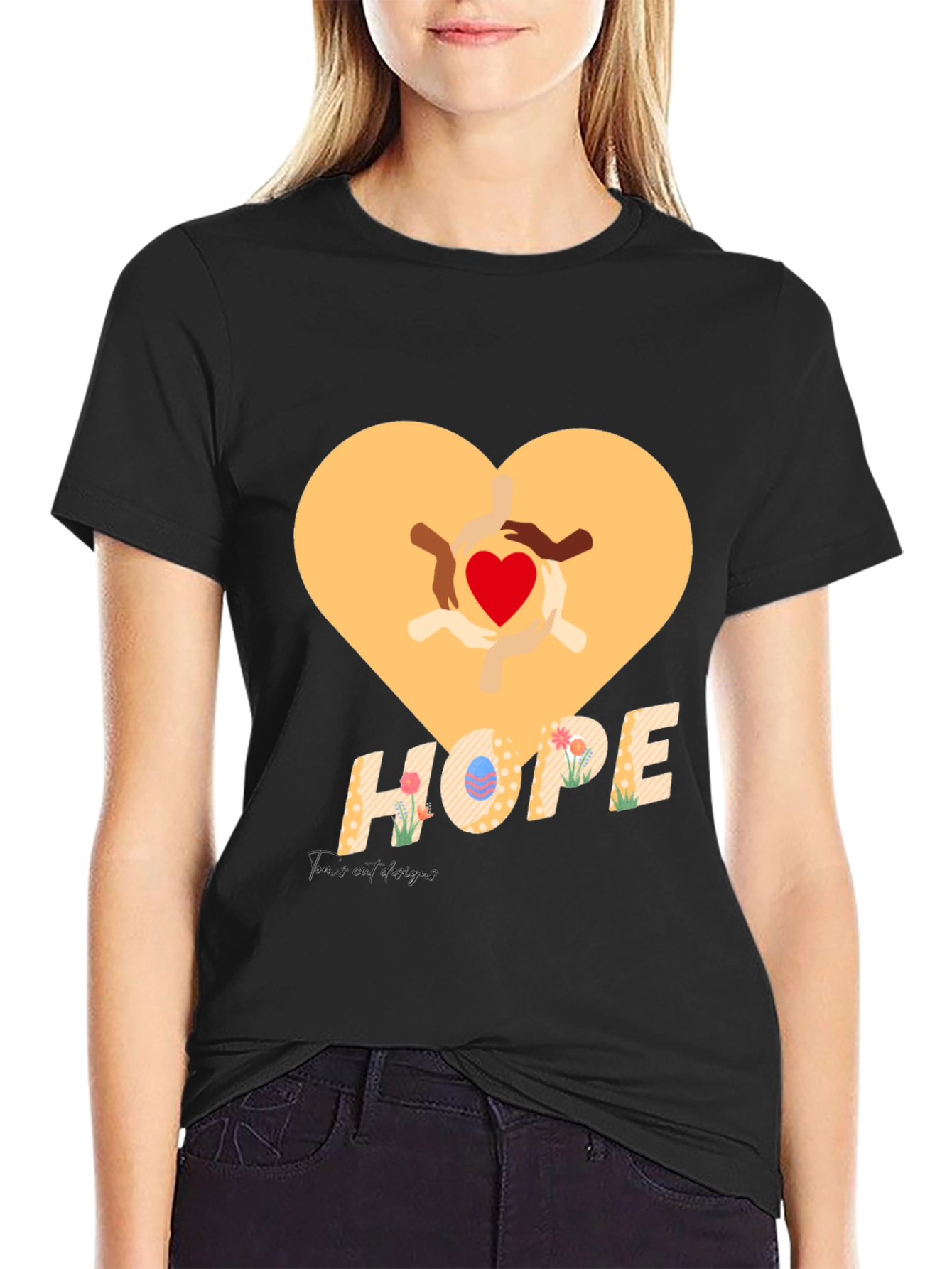 Hopeful Heart Graphic Tee