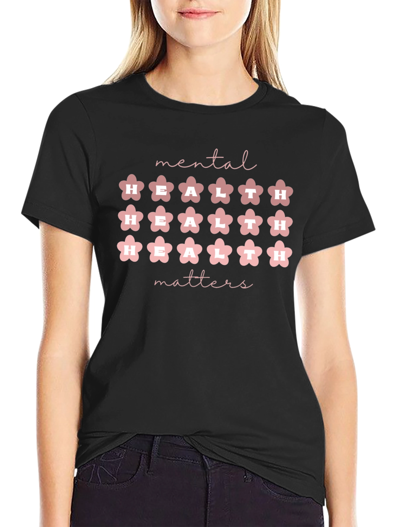 Mental Health Matters Floral T-Shirt