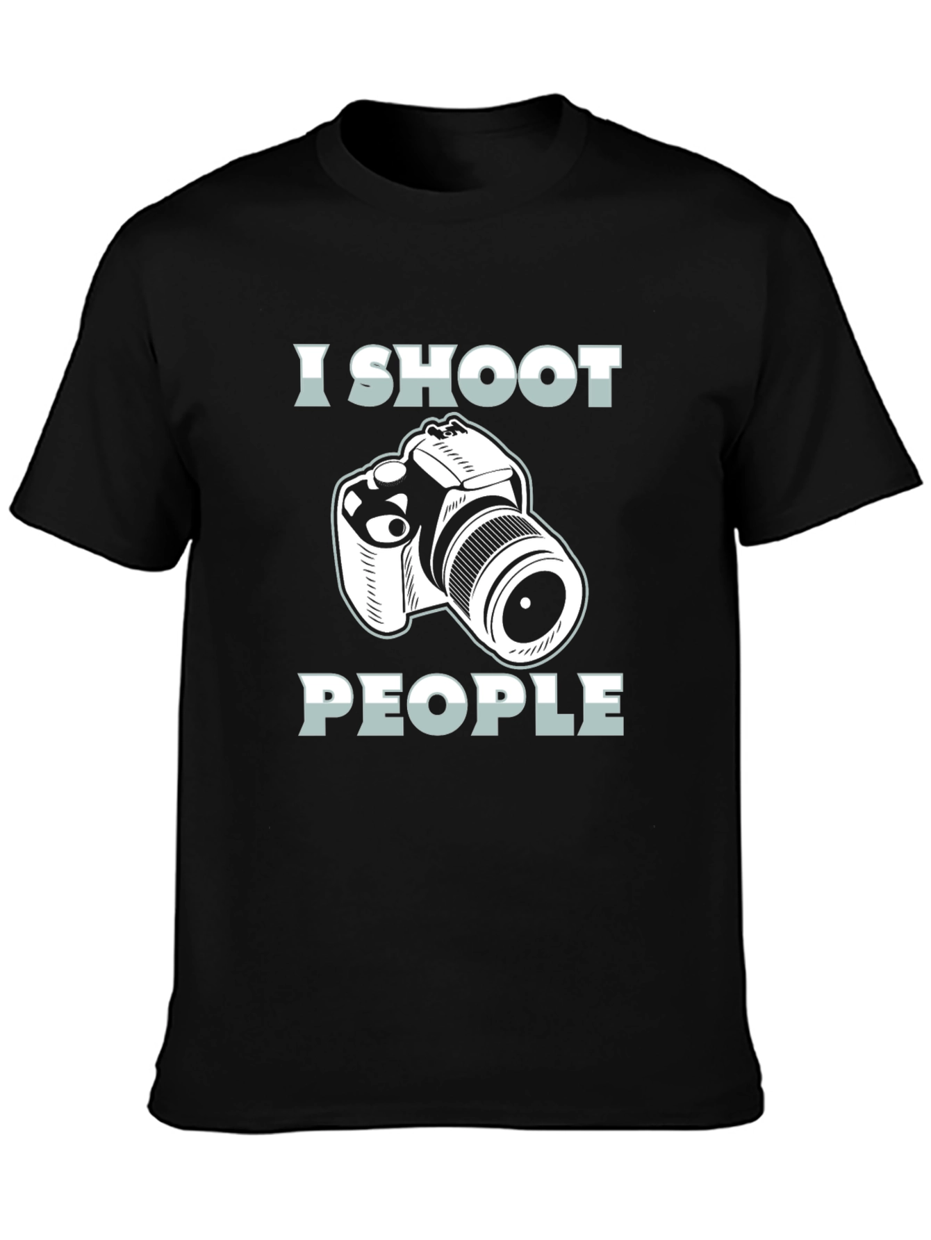 I Shoot People Camera Graphic T-Shirt