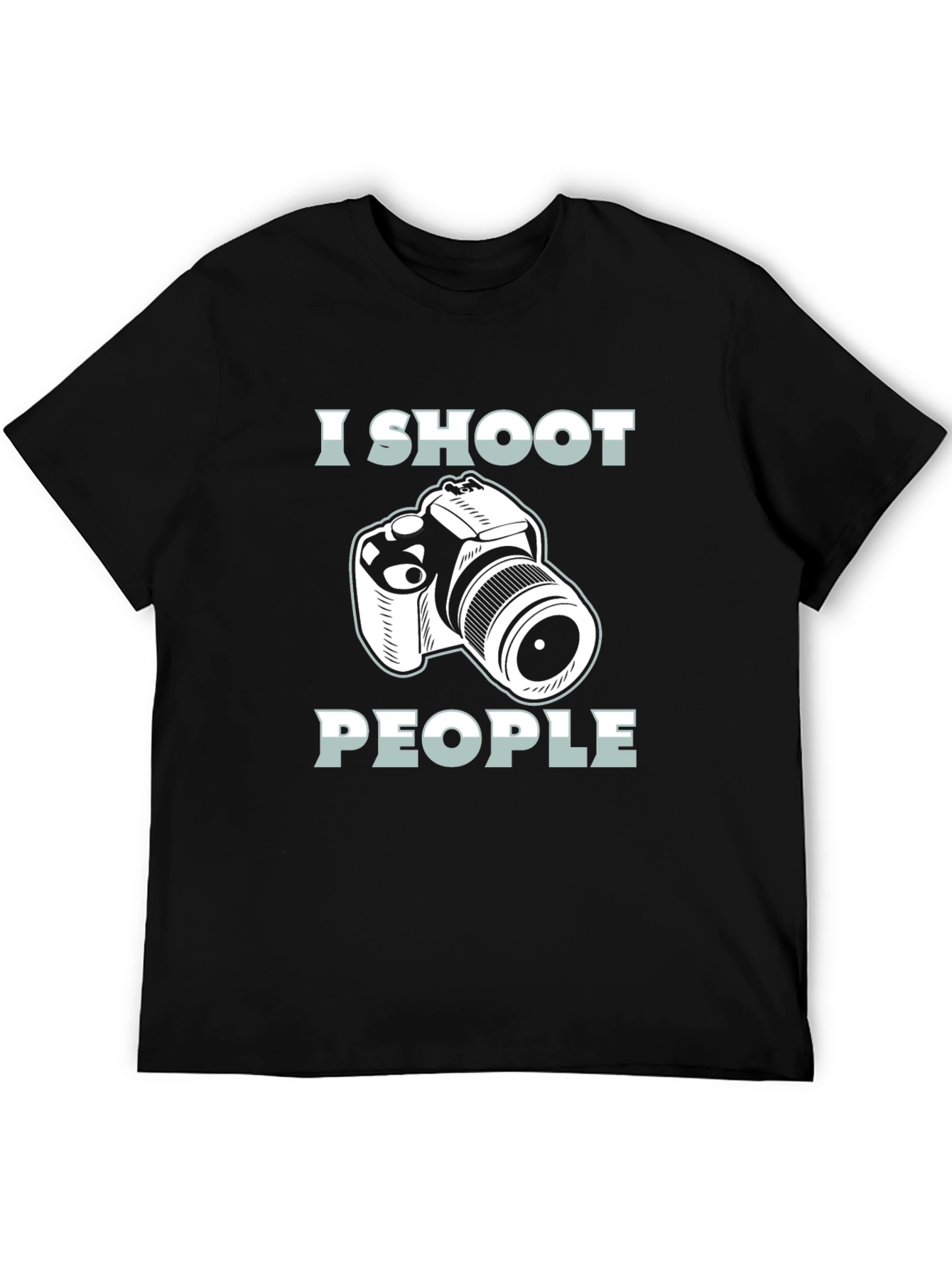 I Shoot People Camera Graphic T-Shirt