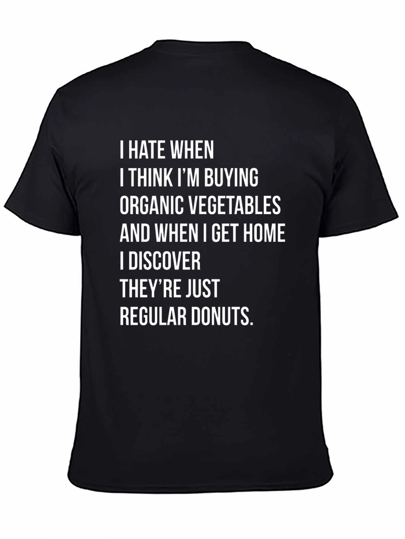 Funny Organic Vegetable Donuts T-Shirt