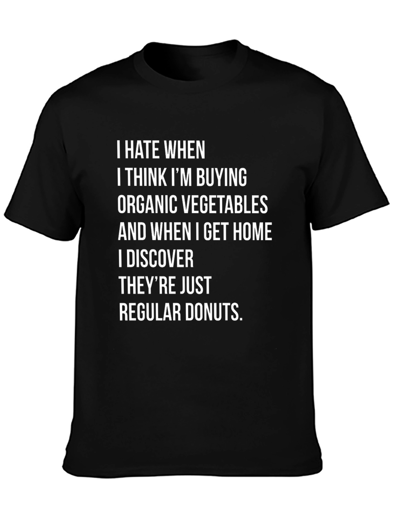 Funny Organic Vegetable Donuts T-Shirt