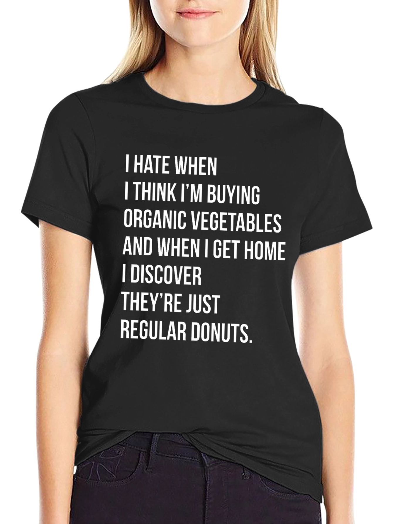 Funny Organic Vegetable Donuts T-Shirt