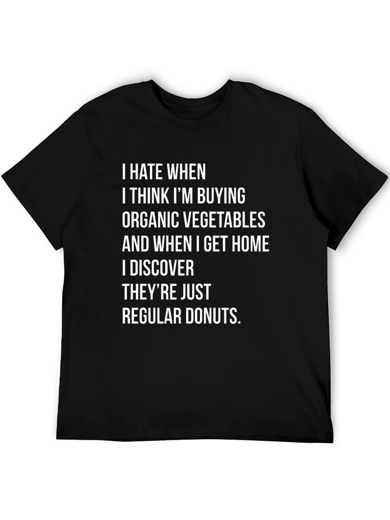 Funny Organic Vegetable Donuts T-Shirt