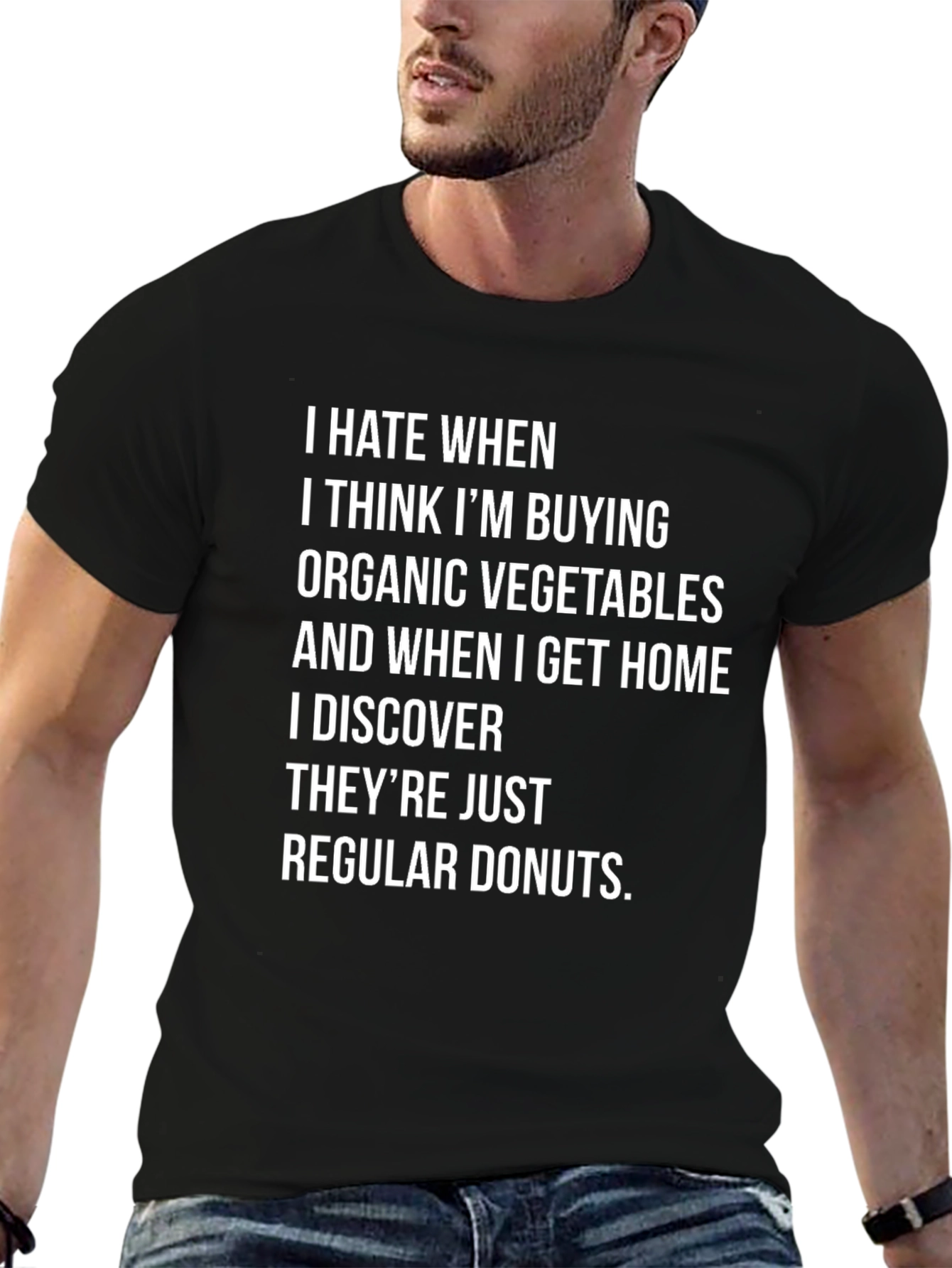 Funny Organic Vegetable Donuts T-Shirt