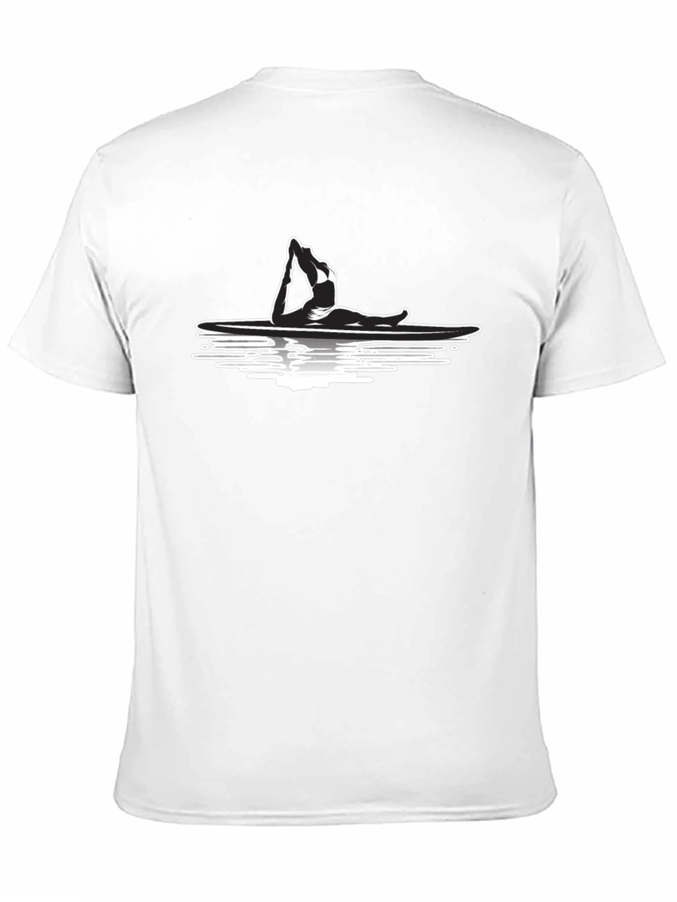 Yoga Paddle Boarding Graphic Tee - Black