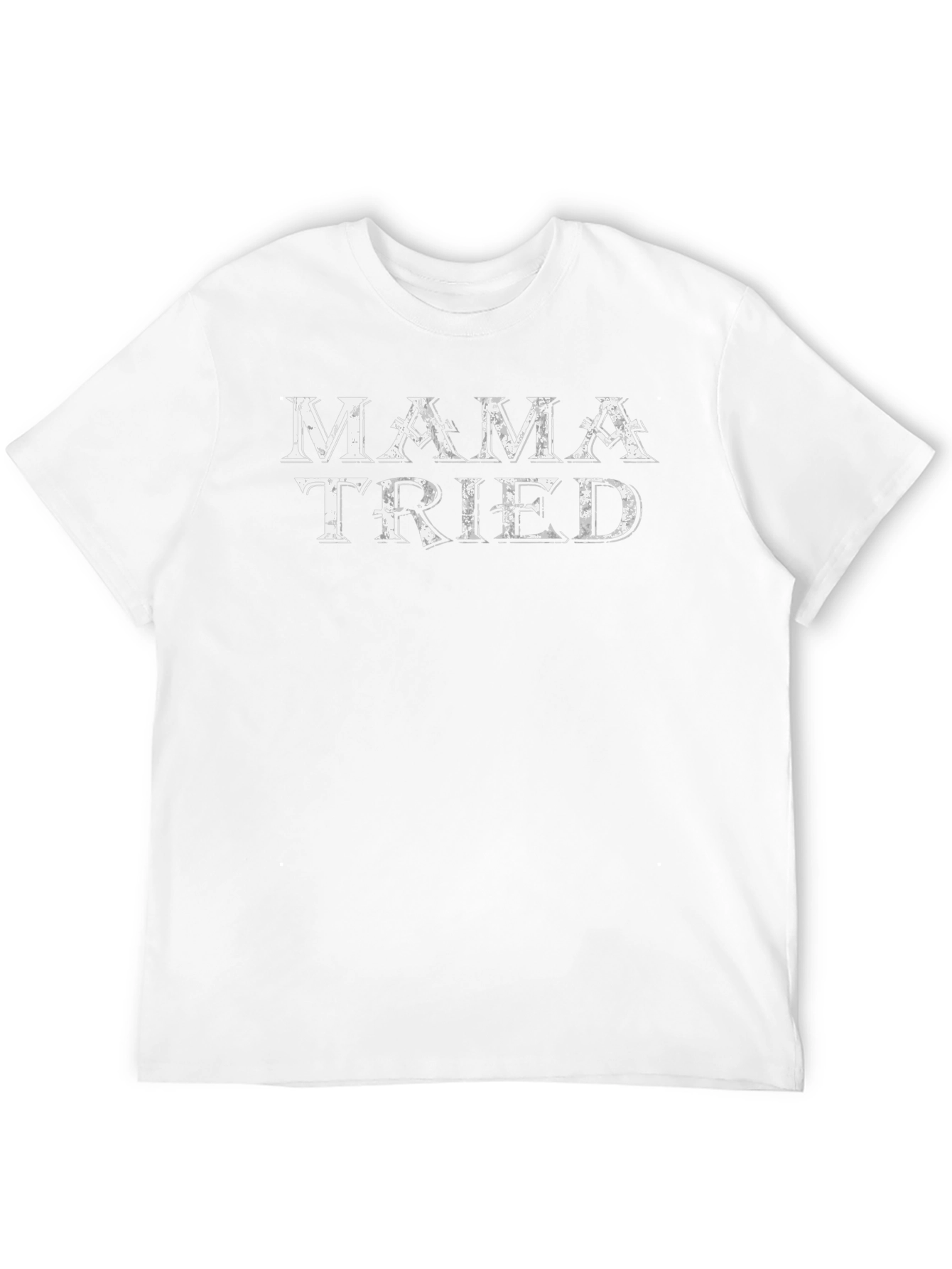 Mama Tried Graphic Tee - Black Cotton T-Shirt
