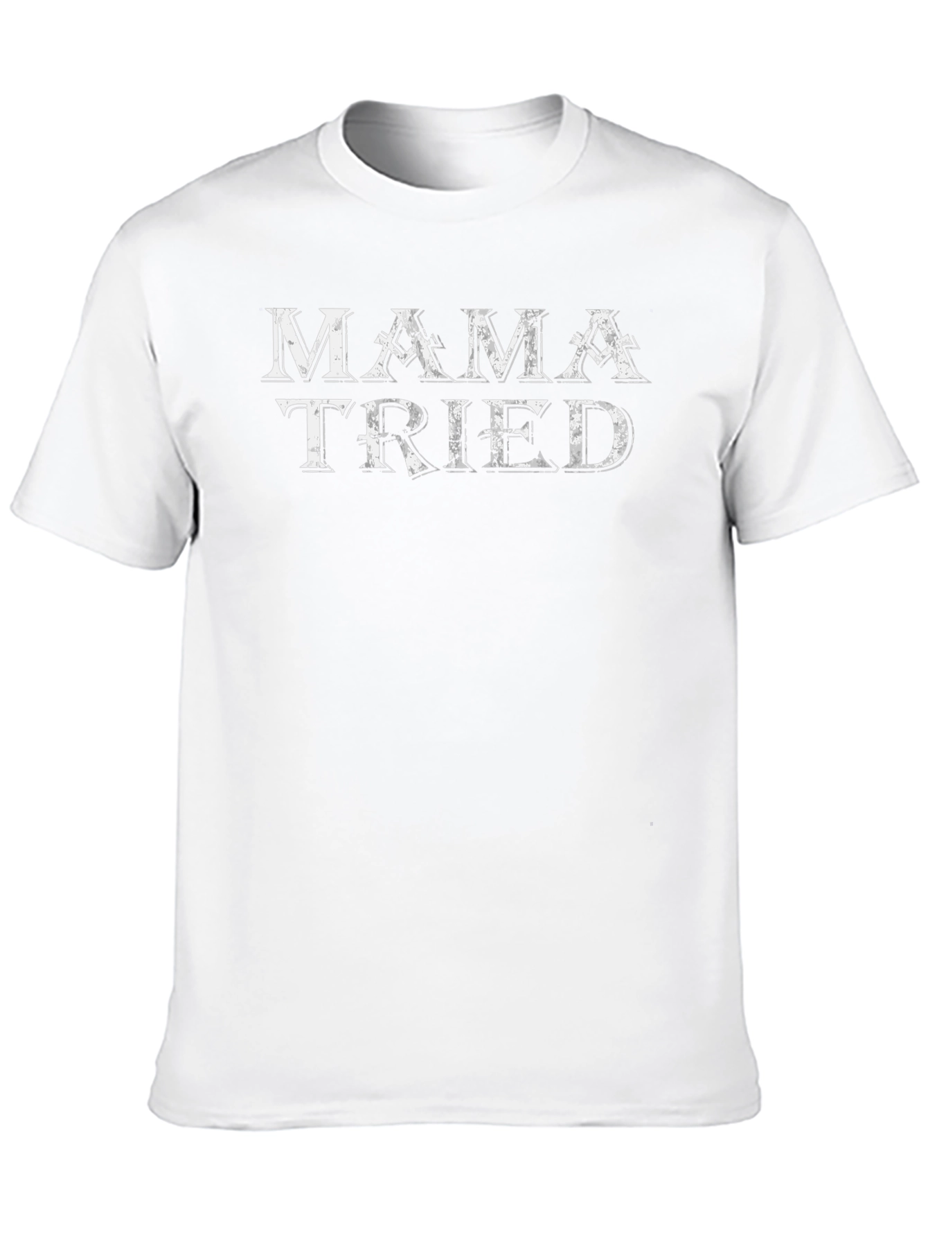 Mama Tried Graphic Tee - Black Cotton T-Shirt