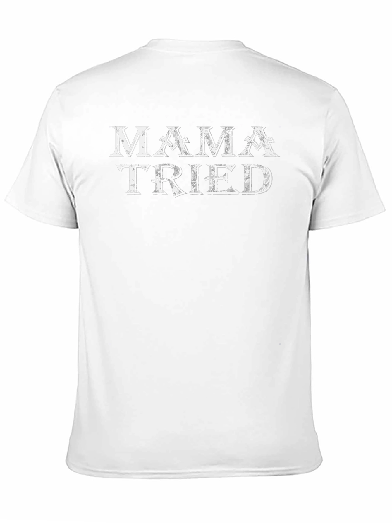Mama Tried Graphic Tee - Black Cotton T-Shirt