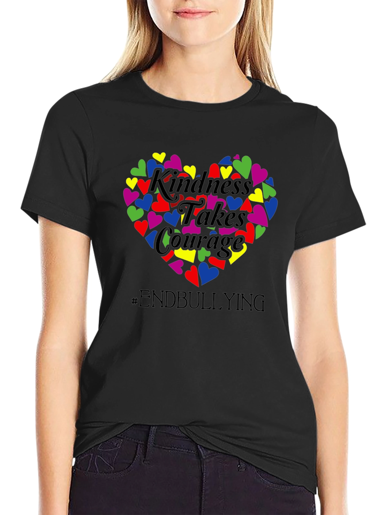 Kindness Takes Courage Heart T-Shirt