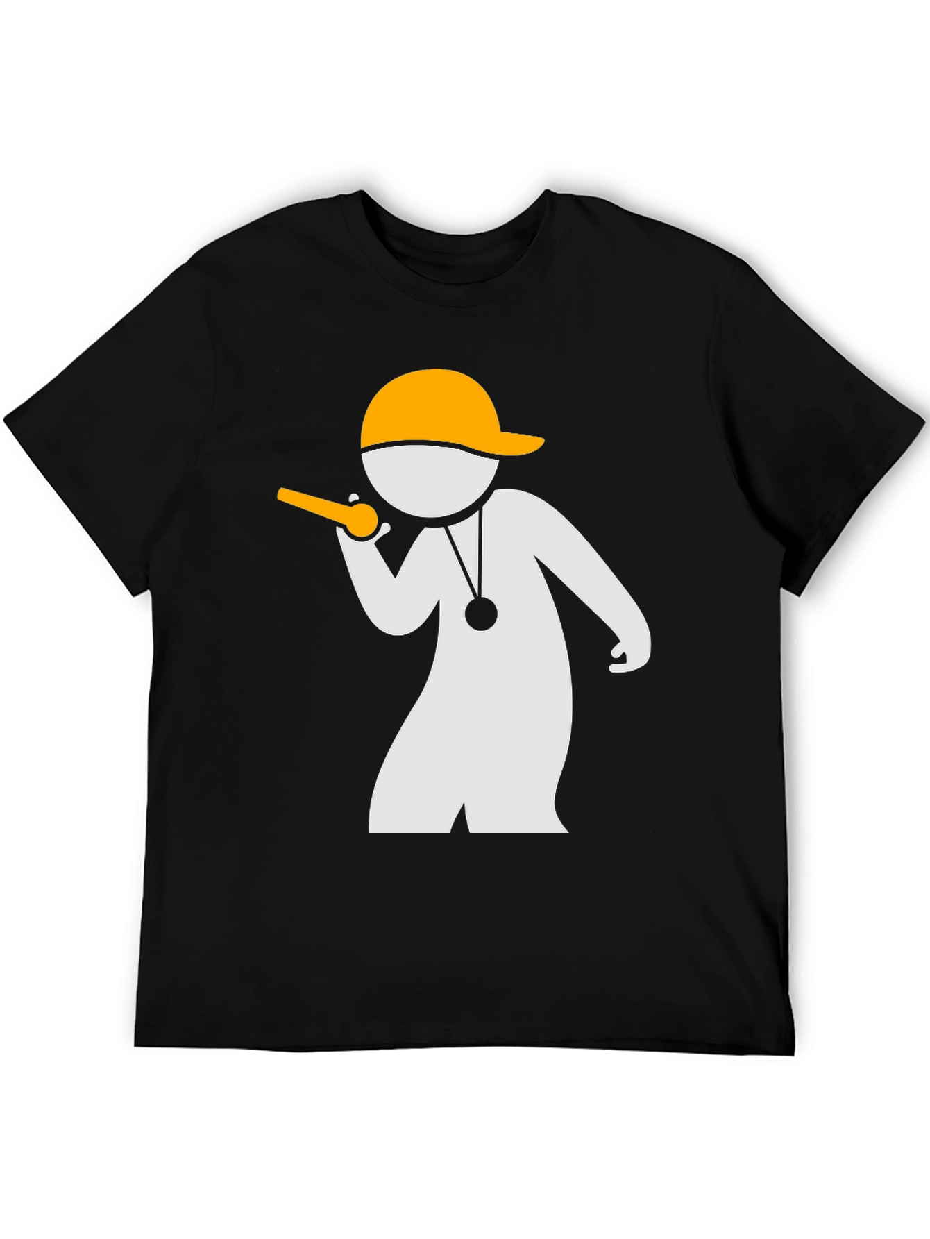 Coach Stick Figure Black T-Shirt