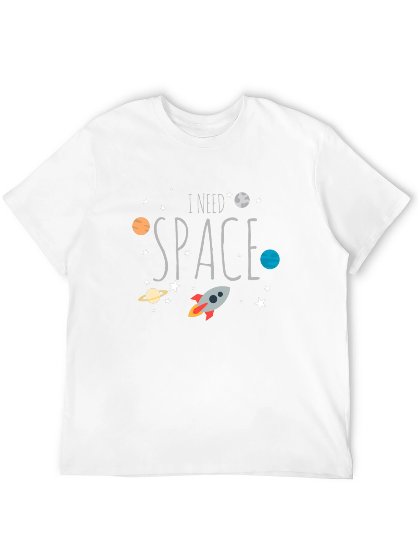 I Need Space T-Shirt Galaxy Design Tee