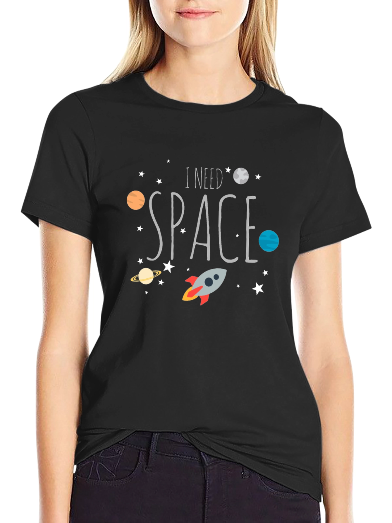 I Need Space T-Shirt Galaxy Design Tee