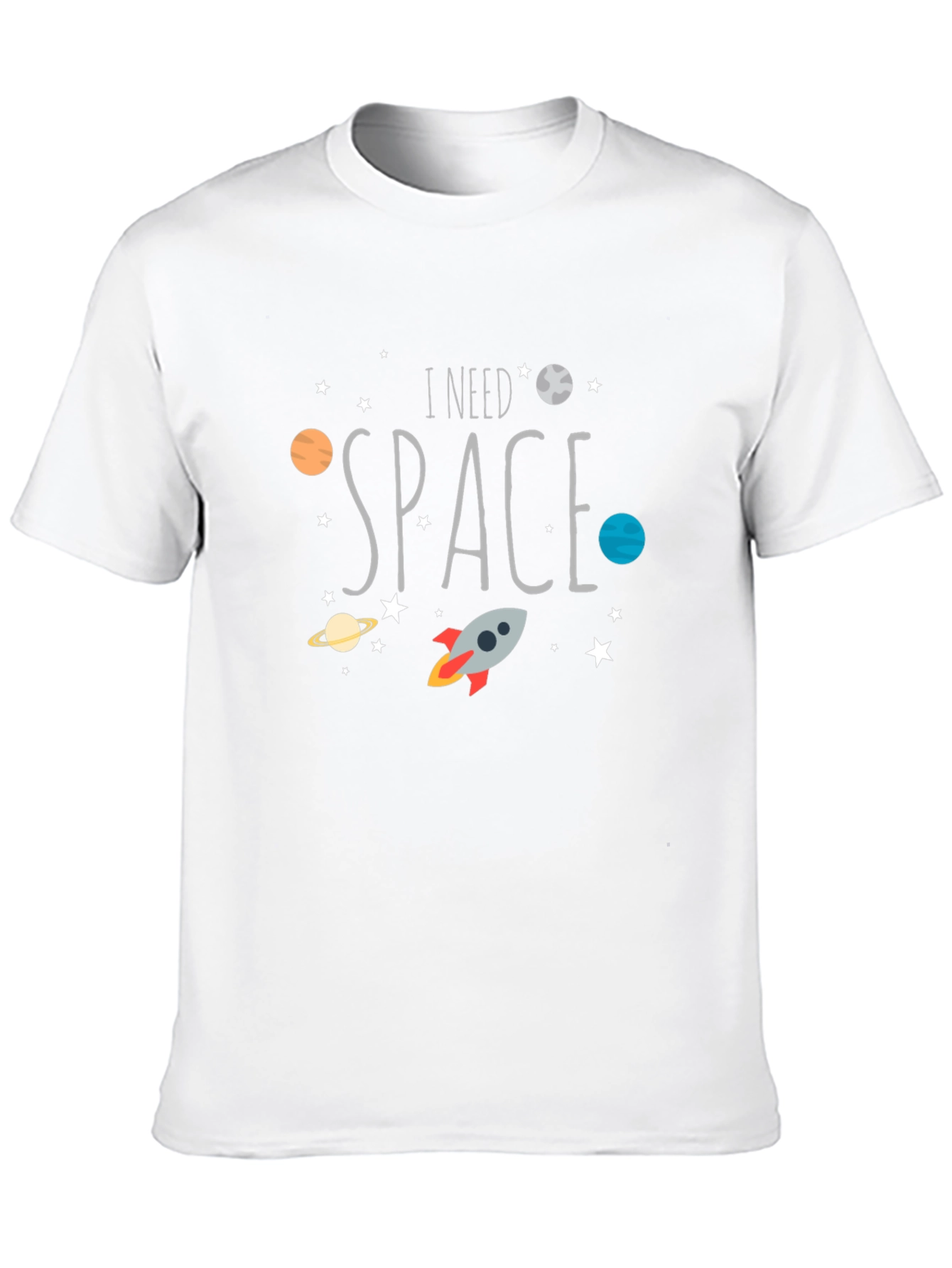 I Need Space T-Shirt Galaxy Design Tee