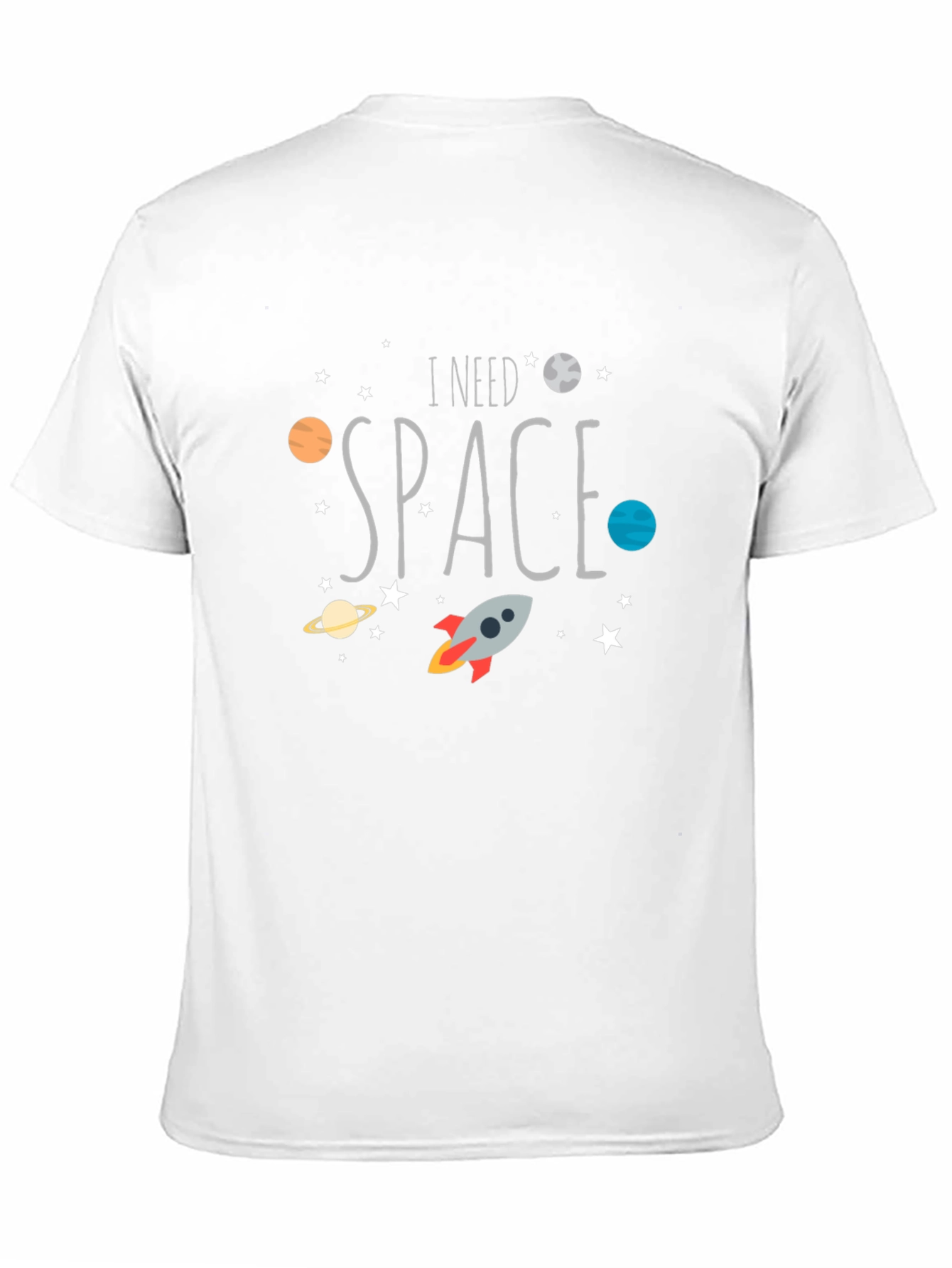 I Need Space T-Shirt Galaxy Design Tee