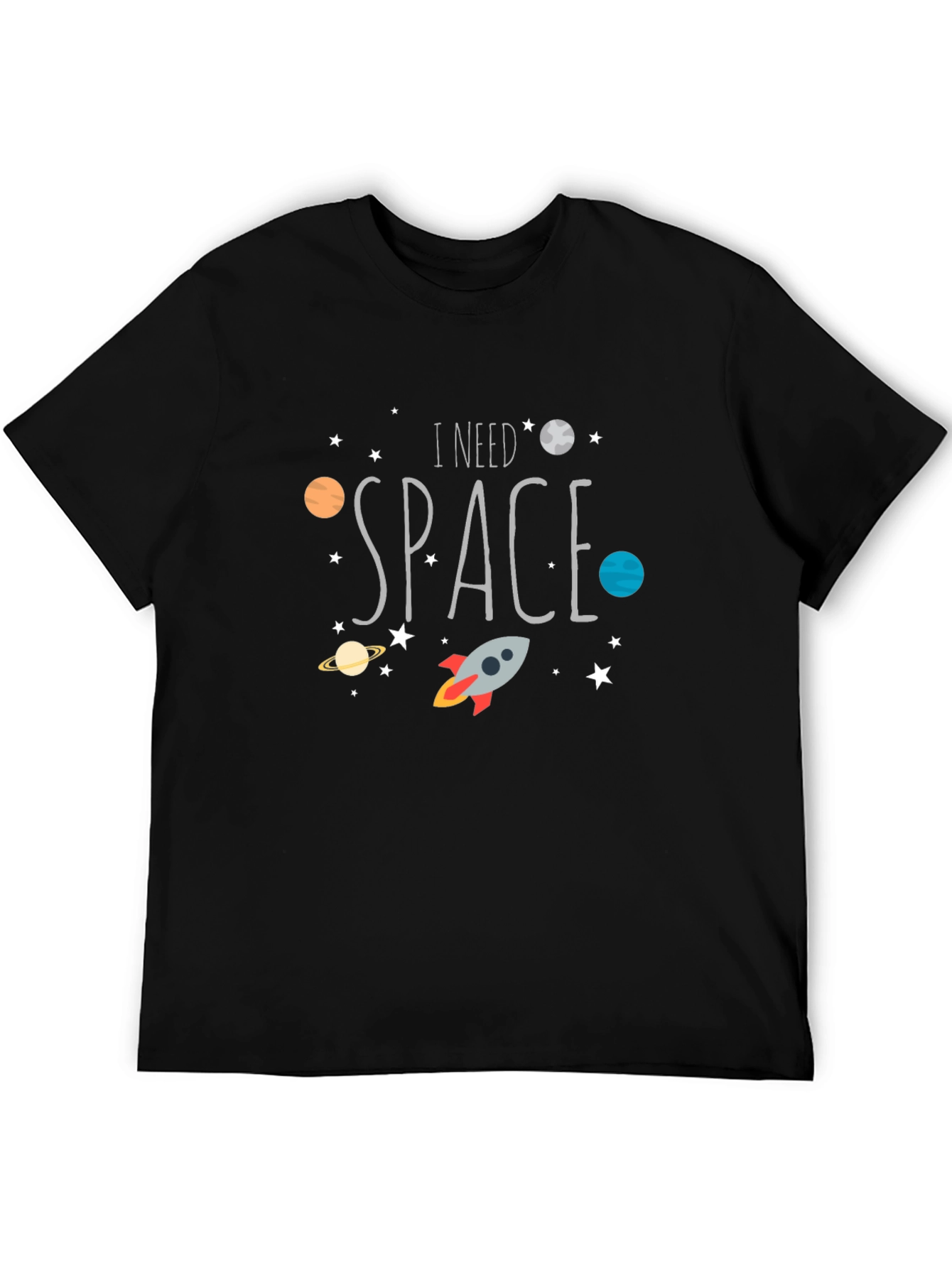 I Need Space T-Shirt Galaxy Design Tee