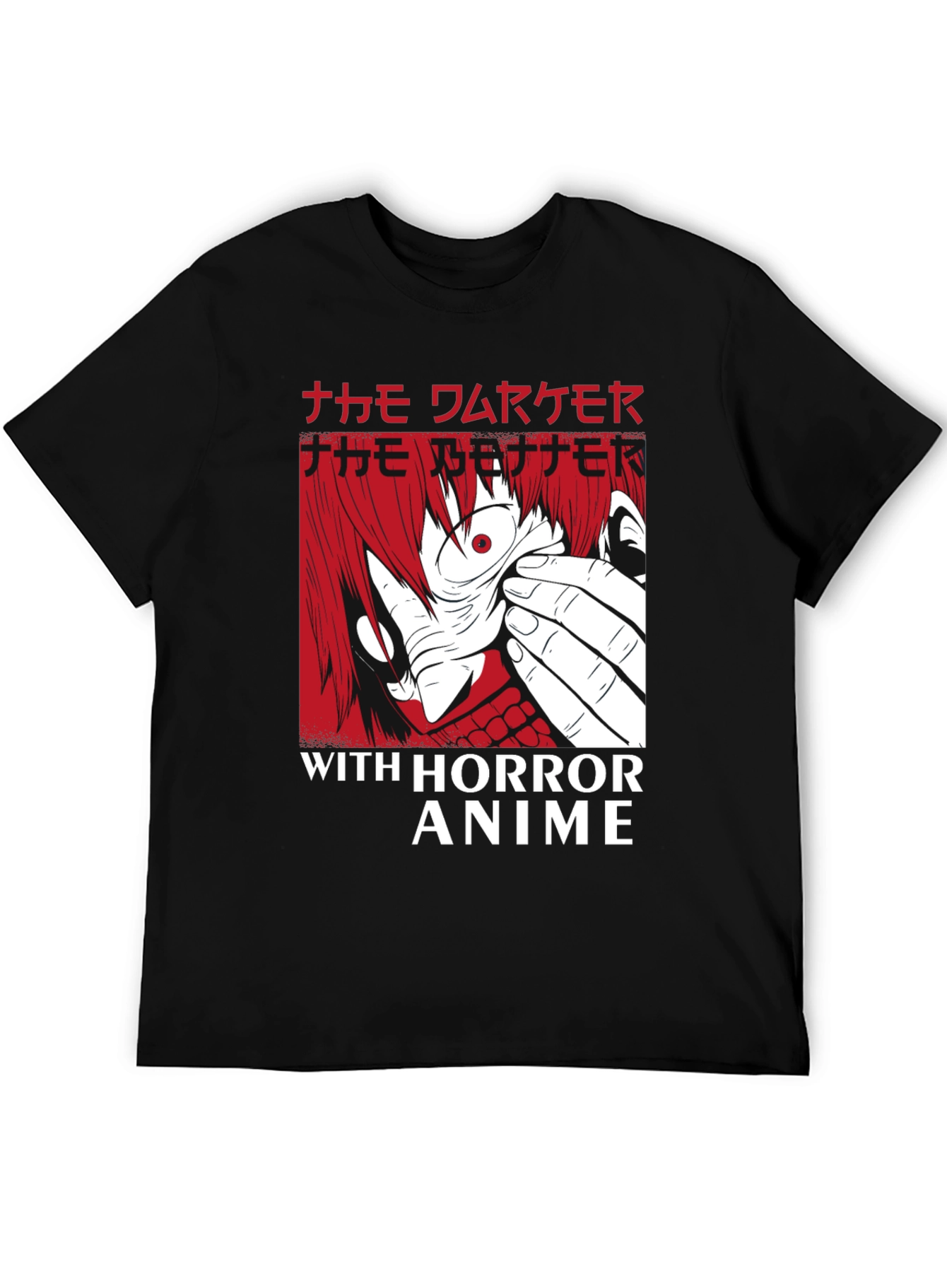 Horror Anime Graphic T-Shirt