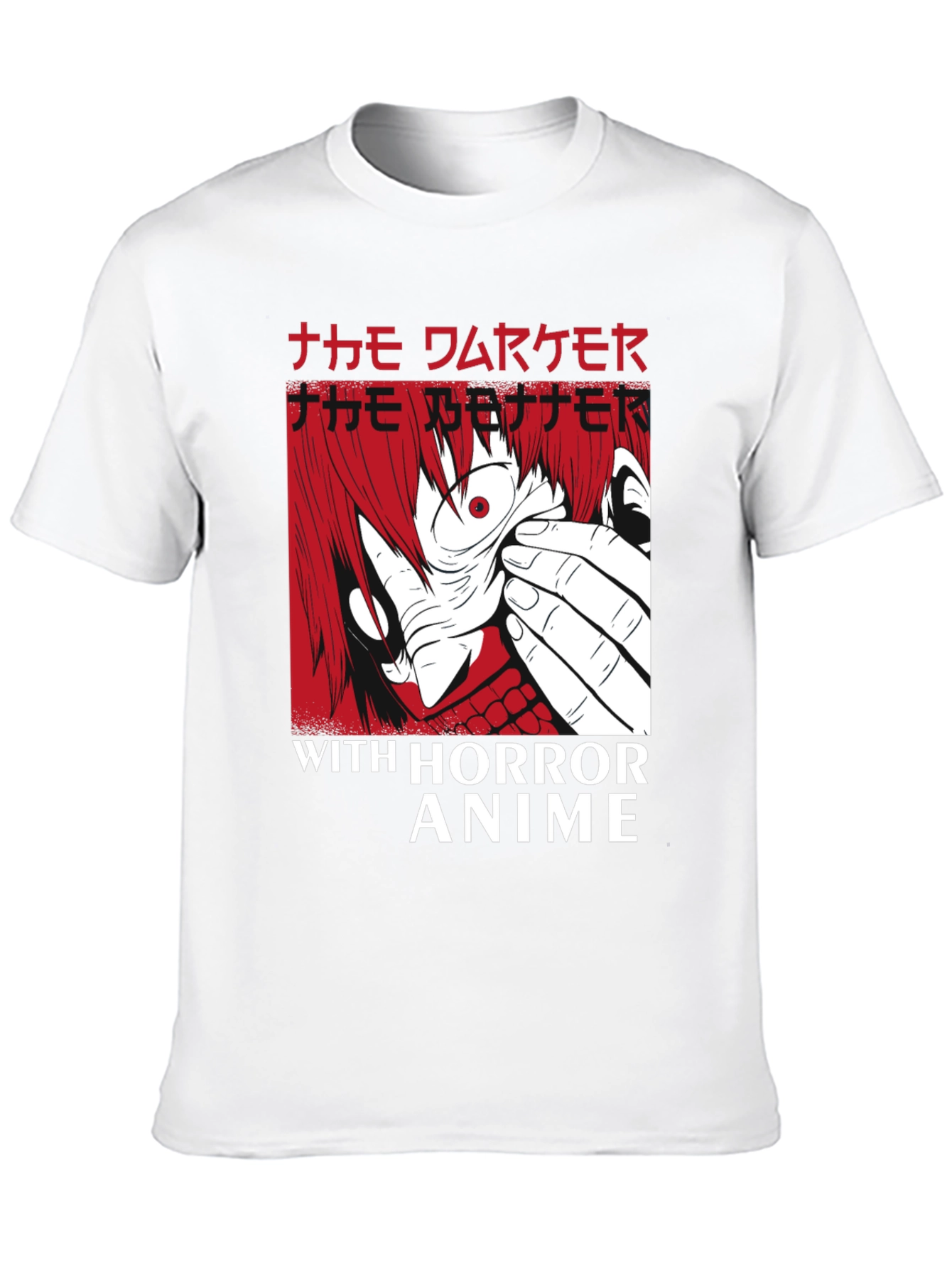 Horror Anime Graphic T-Shirt