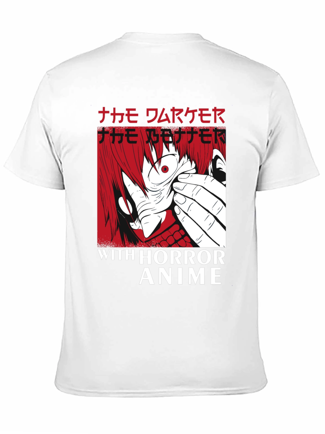 Horror Anime Graphic T-Shirt