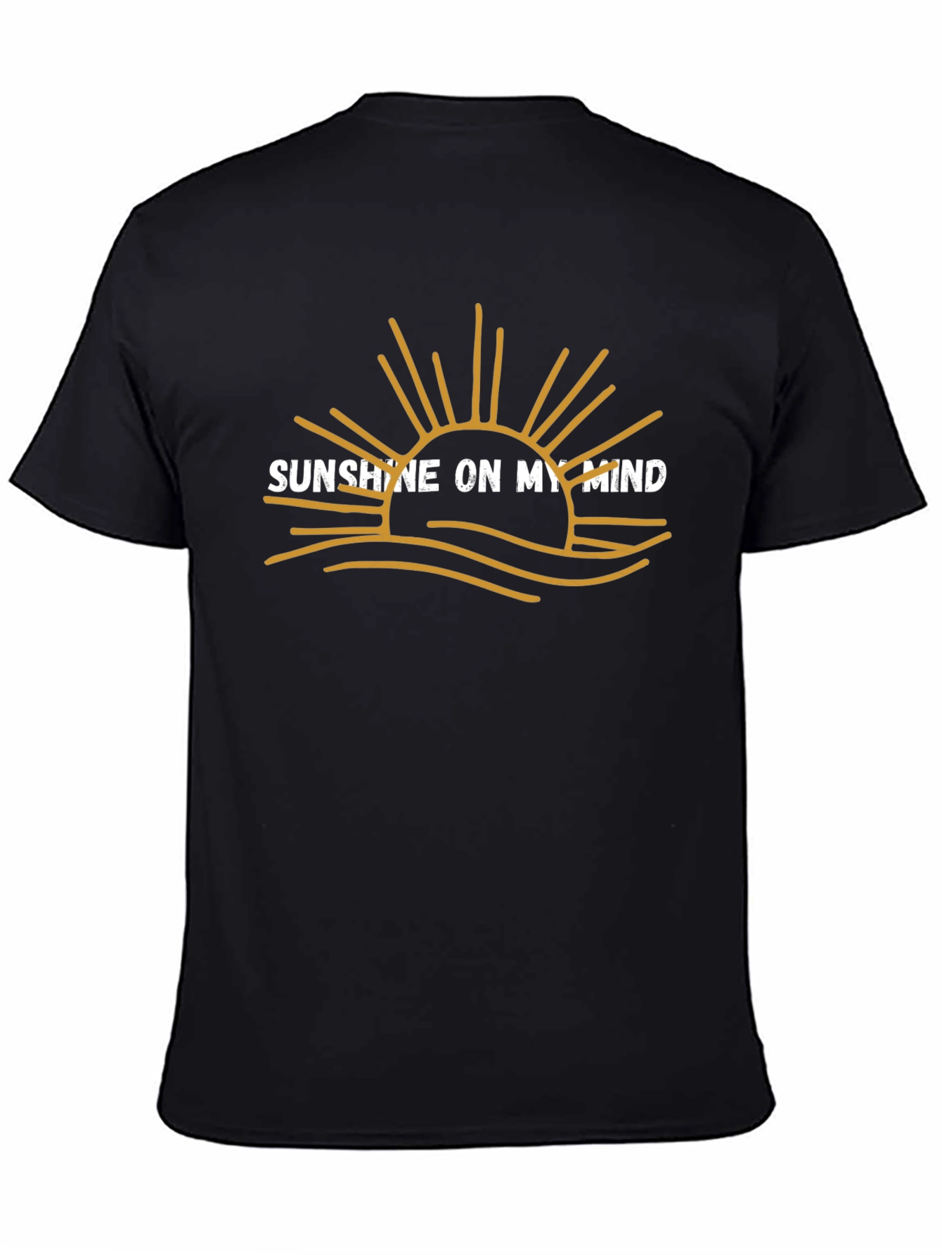 Sunshine on My Mind Black Graphic Tee