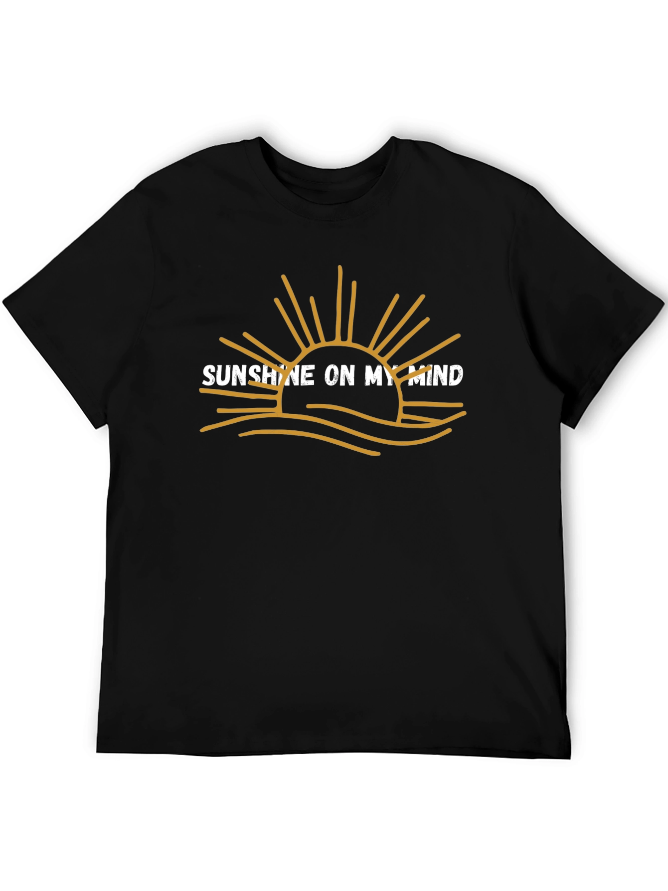 Sunshine on My Mind Black Graphic Tee