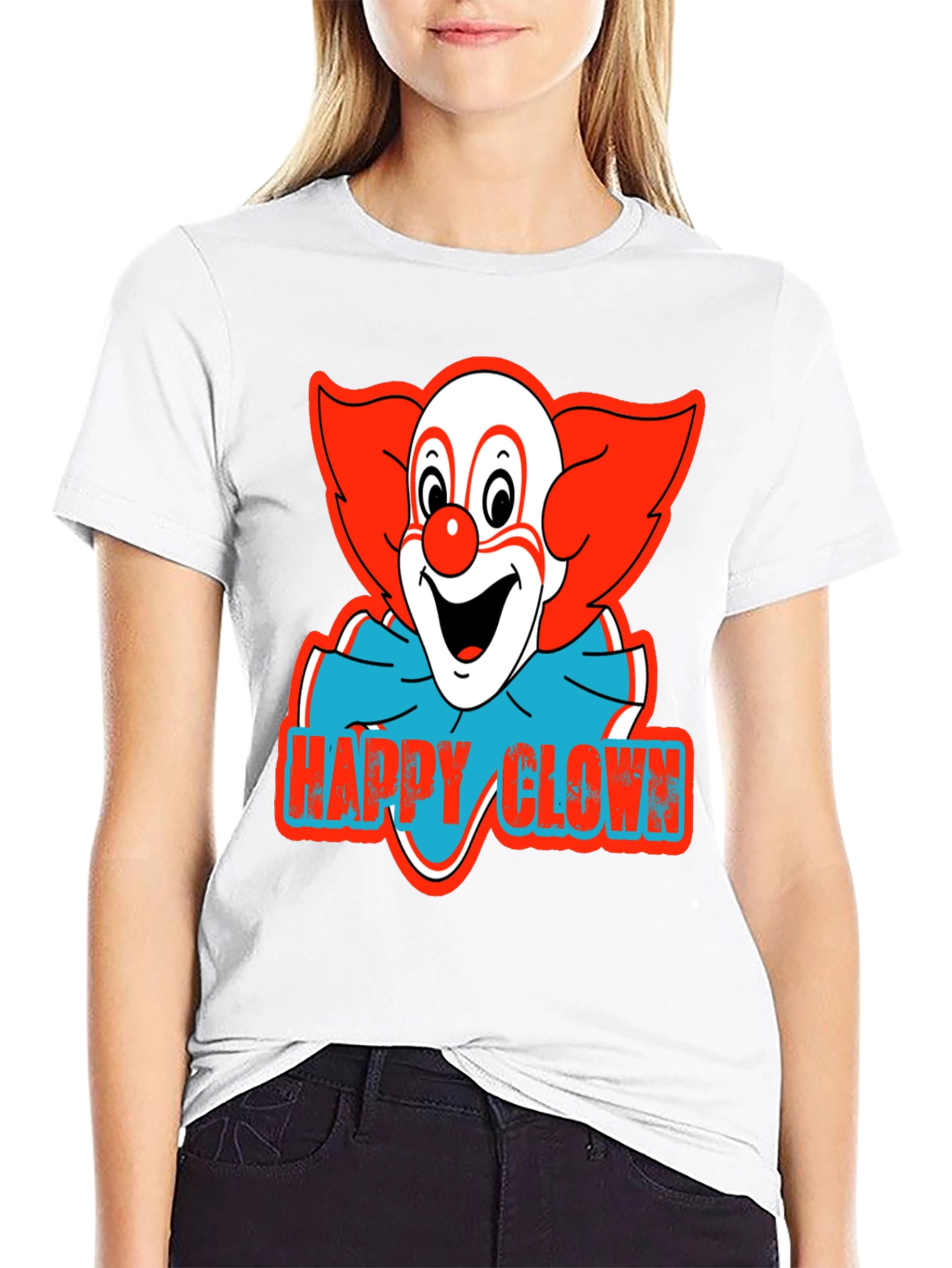 Happy Clown Graphic Tee - Classic Clown Shirt
