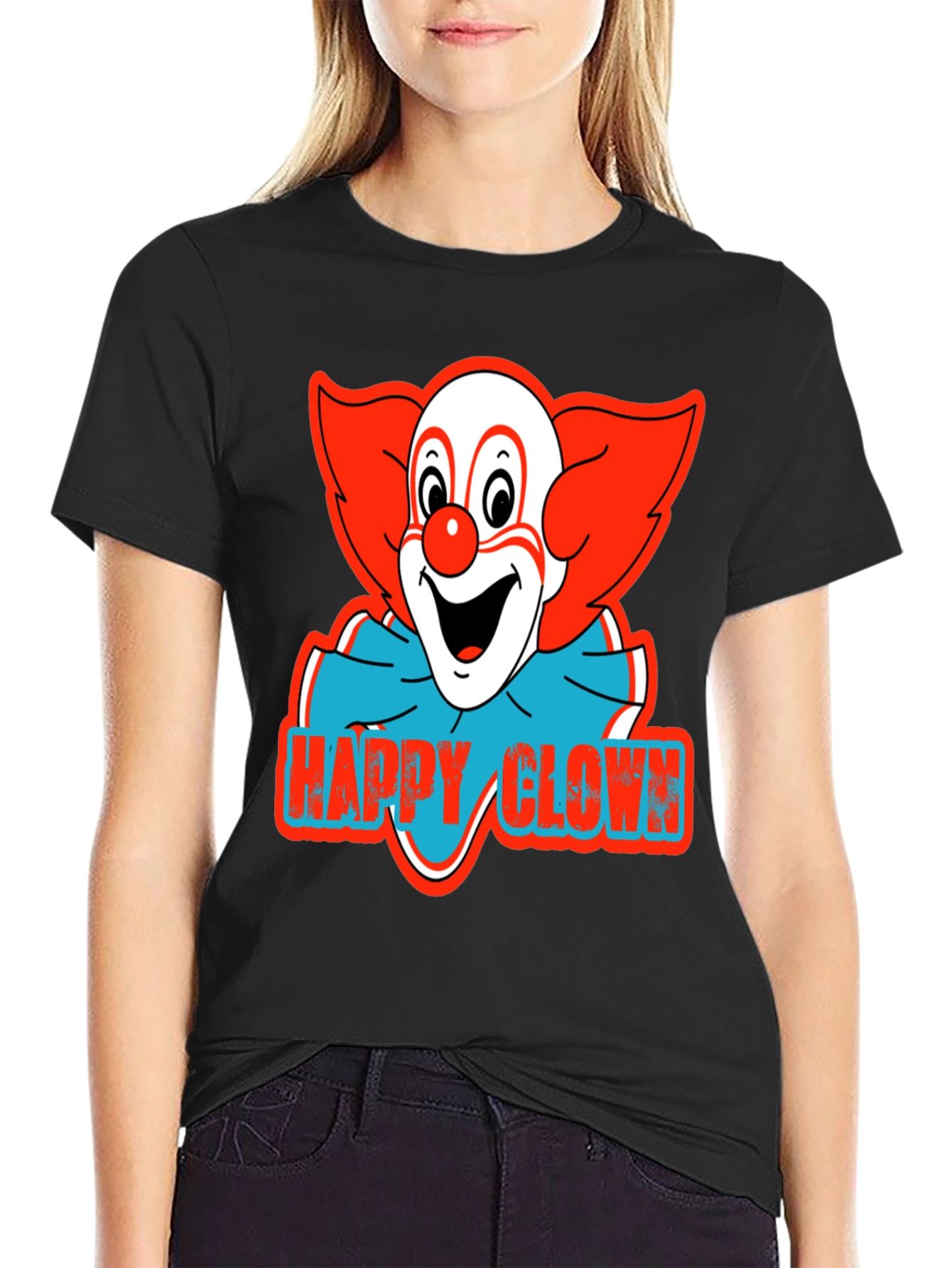 Happy Clown Graphic Tee - Classic Clown Shirt
