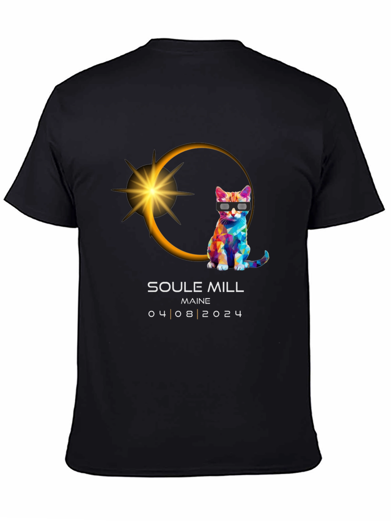 Soule Mill Maine Eclipse Cat T-Shirt