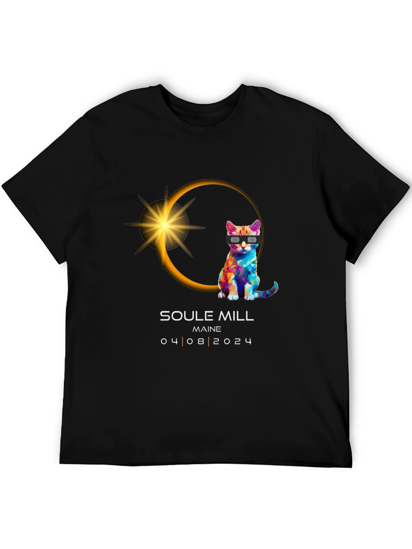 Soule Mill Maine Eclipse Cat T-Shirt
