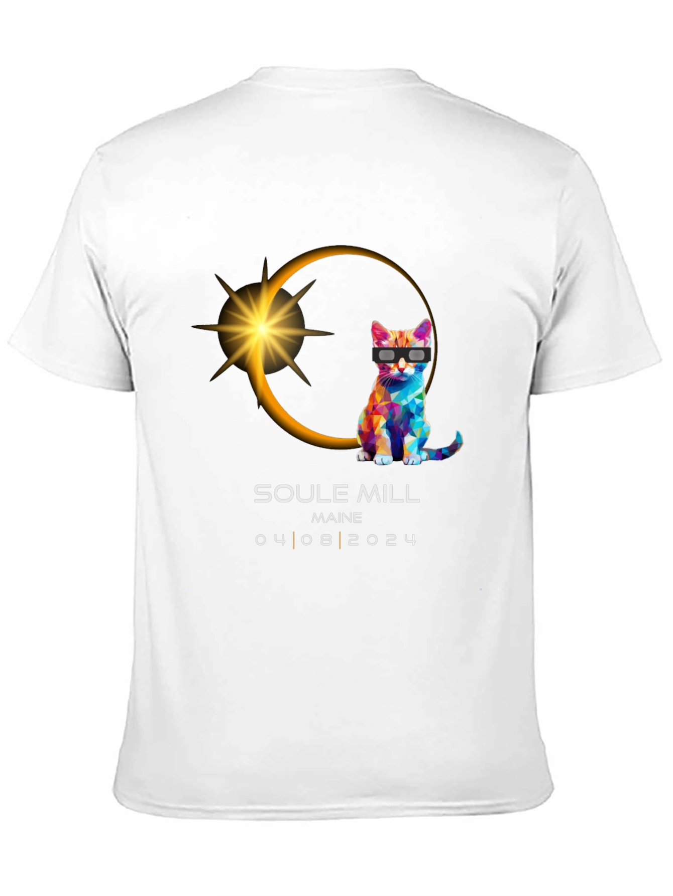 Soule Mill Maine Eclipse Cat T-Shirt