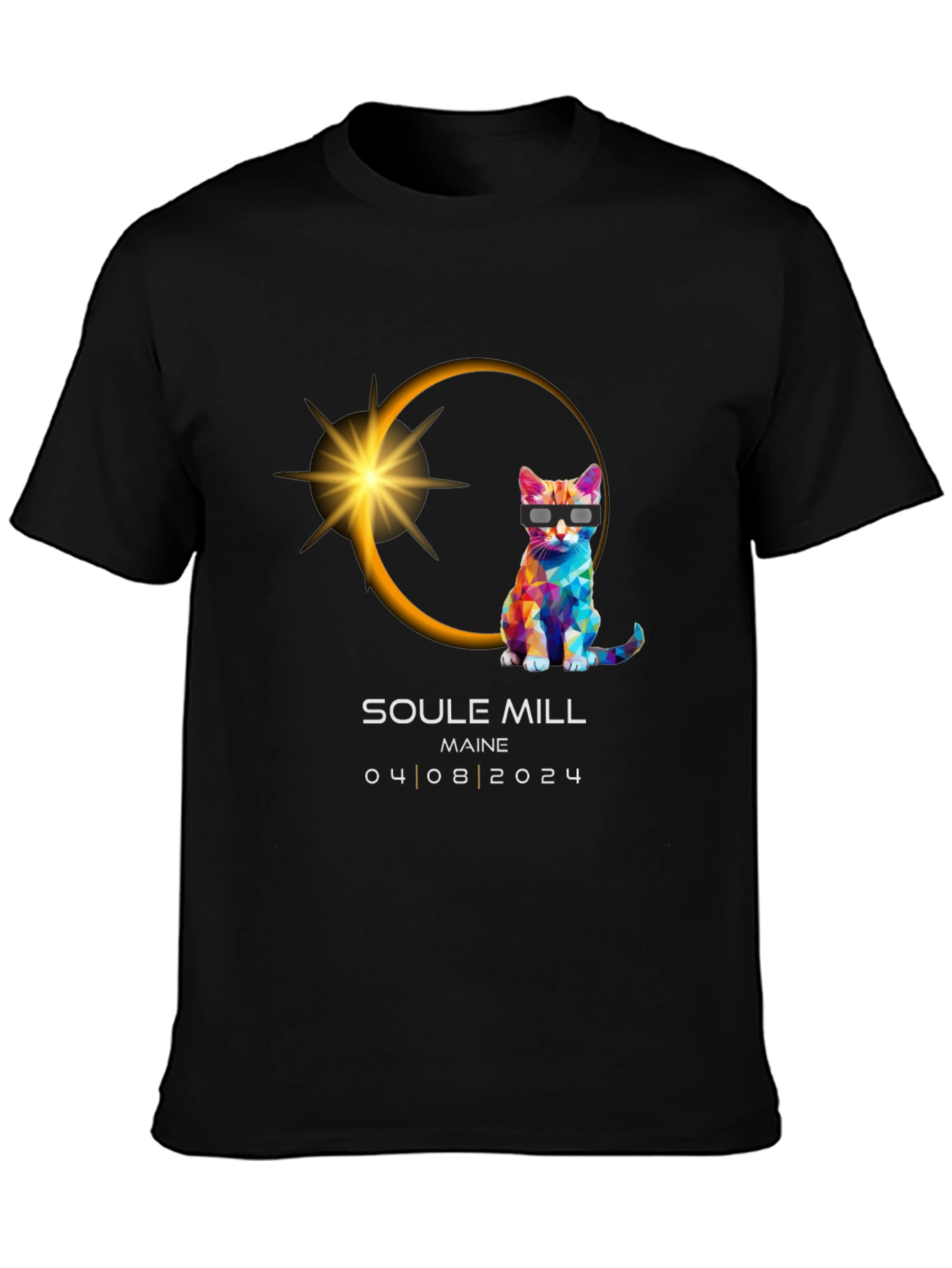 Soule Mill Maine Eclipse Cat T-Shirt