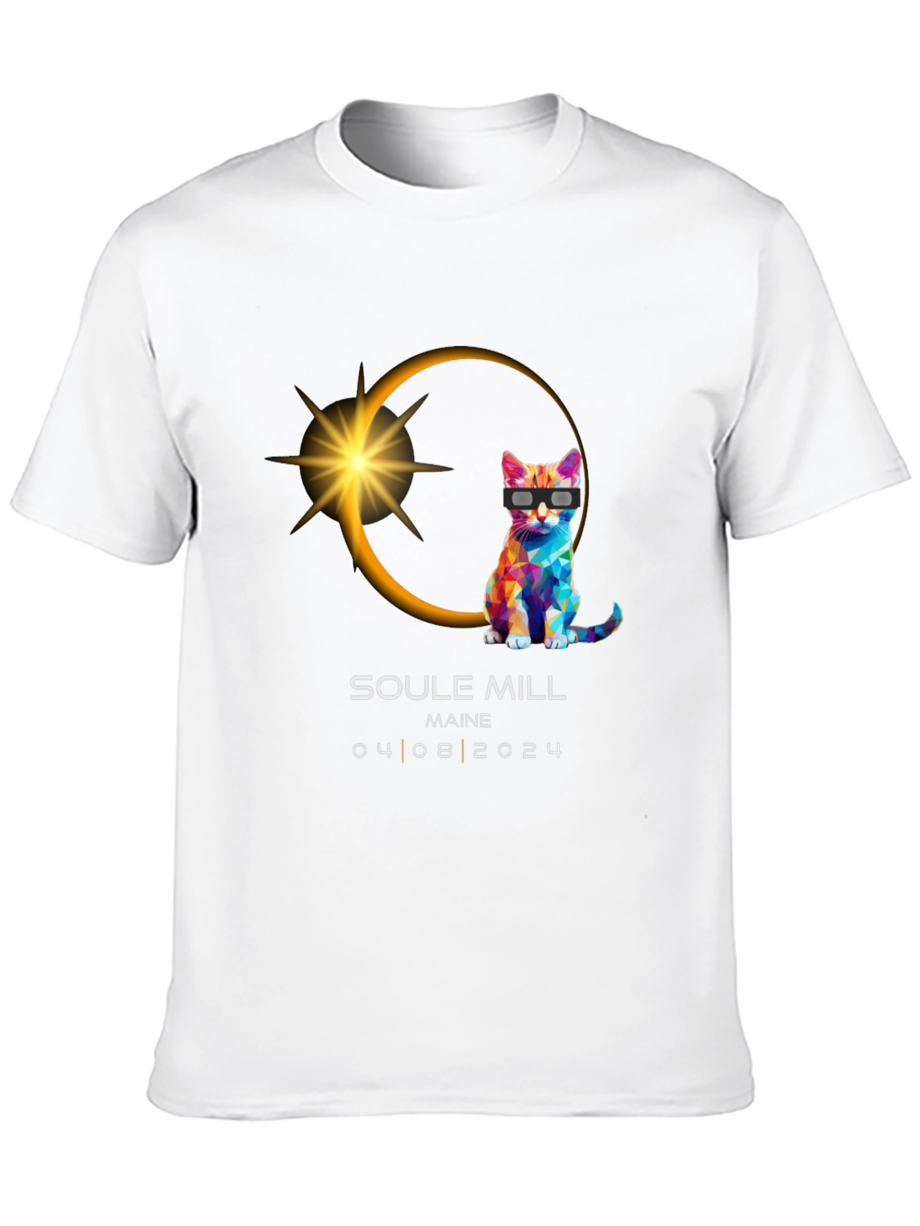 Soule Mill Maine Eclipse Cat T-Shirt