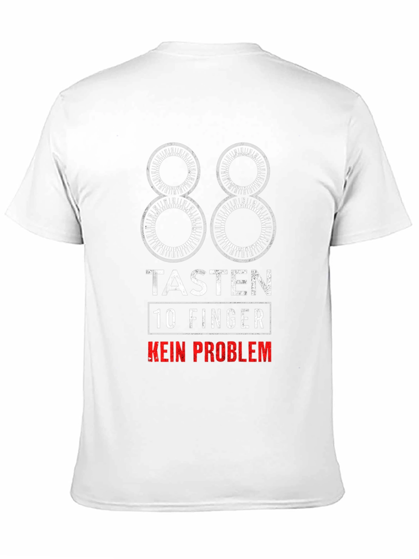 88 Tasten 10 Finger T-Shirt