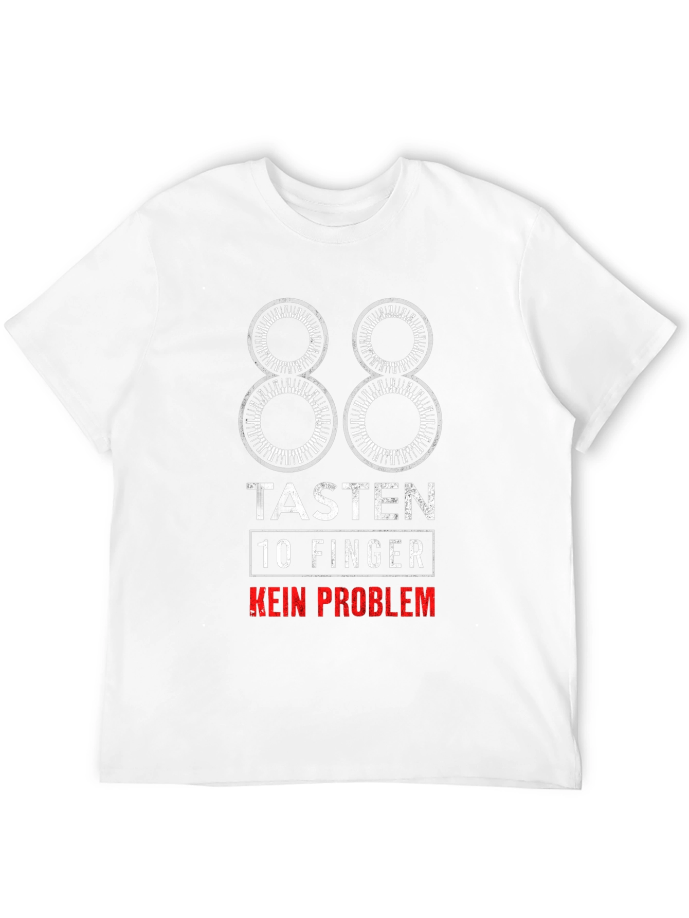 88 Tasten 10 Finger T-Shirt