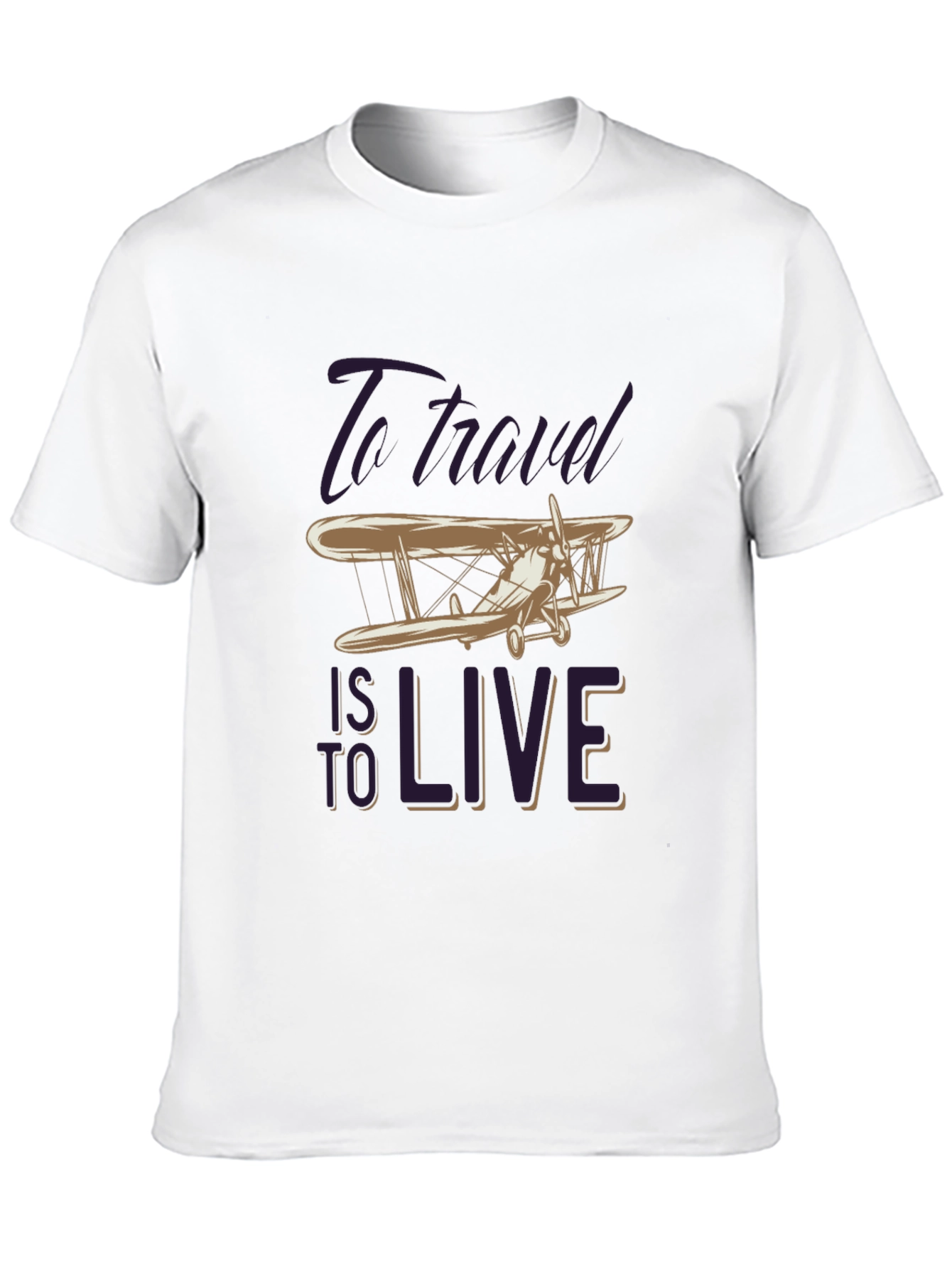 Travel to Live Graphic Tee - Black T-Shirt