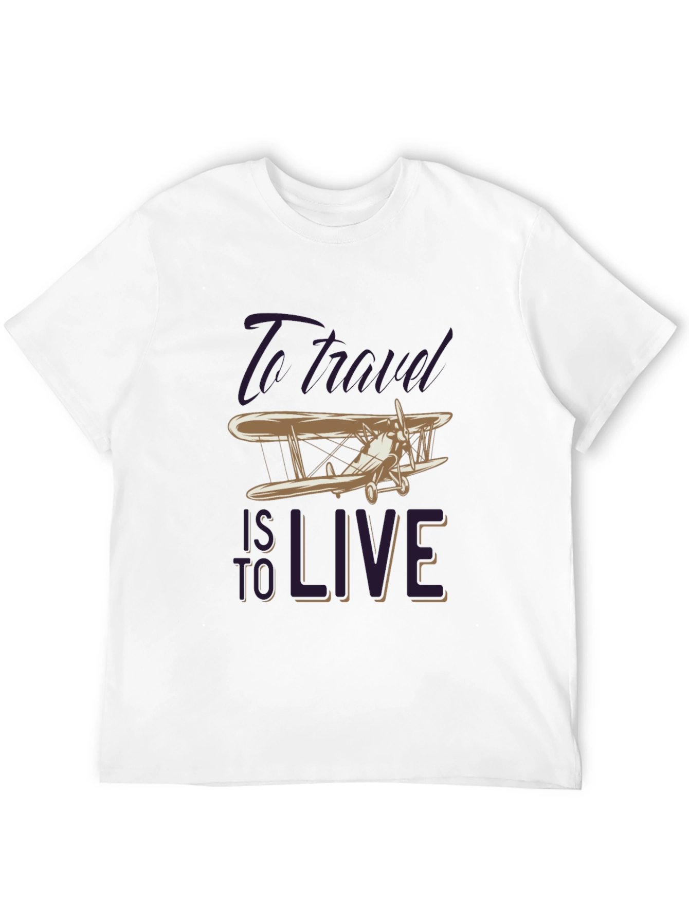 Travel to Live Graphic Tee - Black T-Shirt