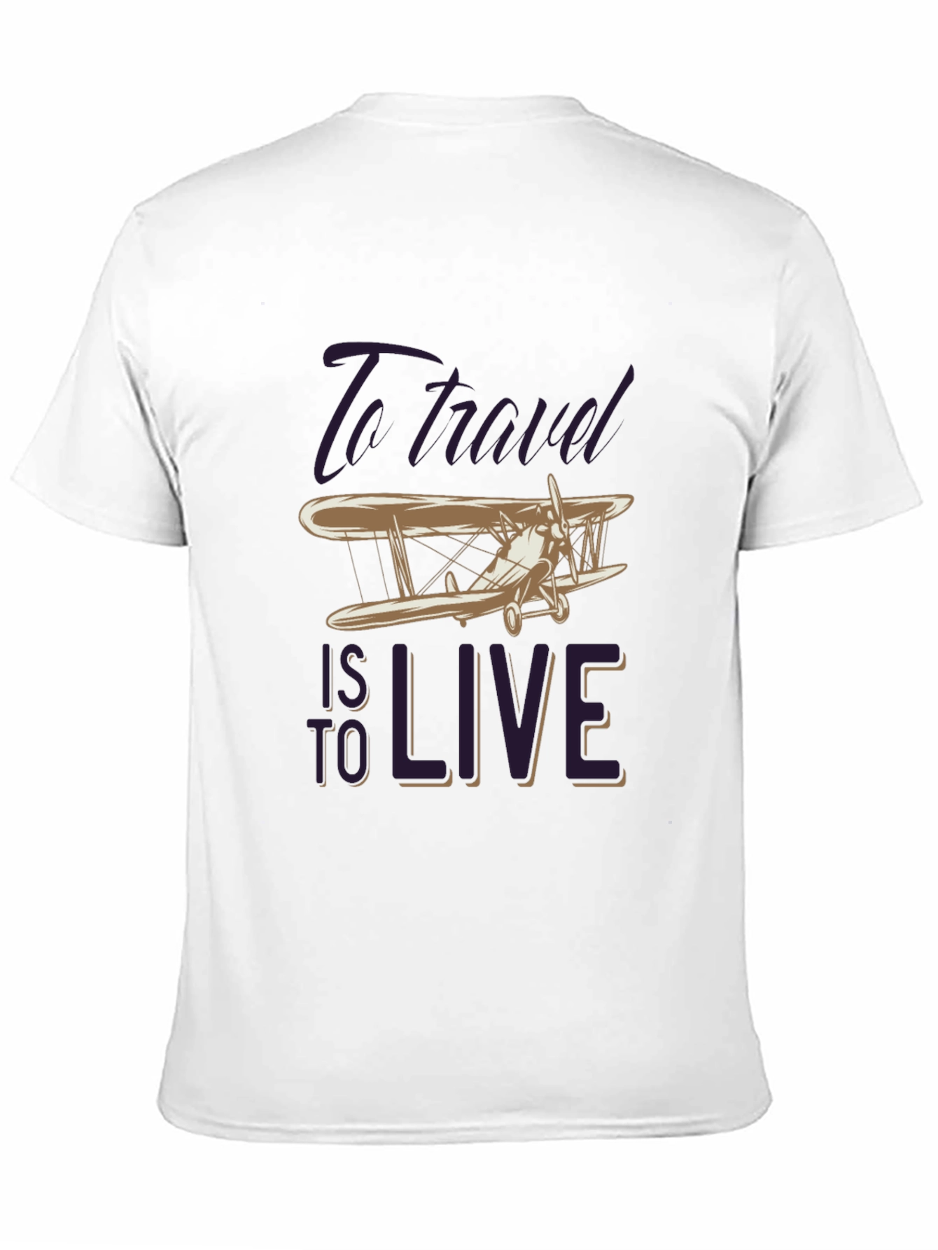Travel to Live Graphic Tee - Black T-Shirt