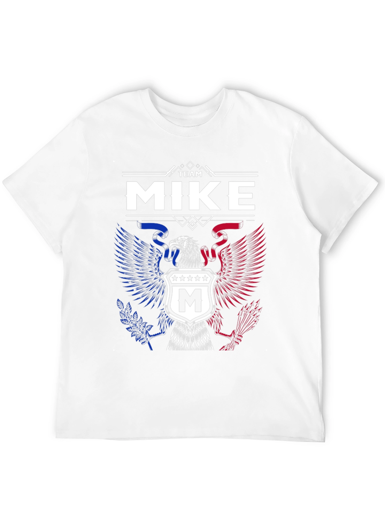 Team Mike Patriotic Eagle T-Shirt - Black