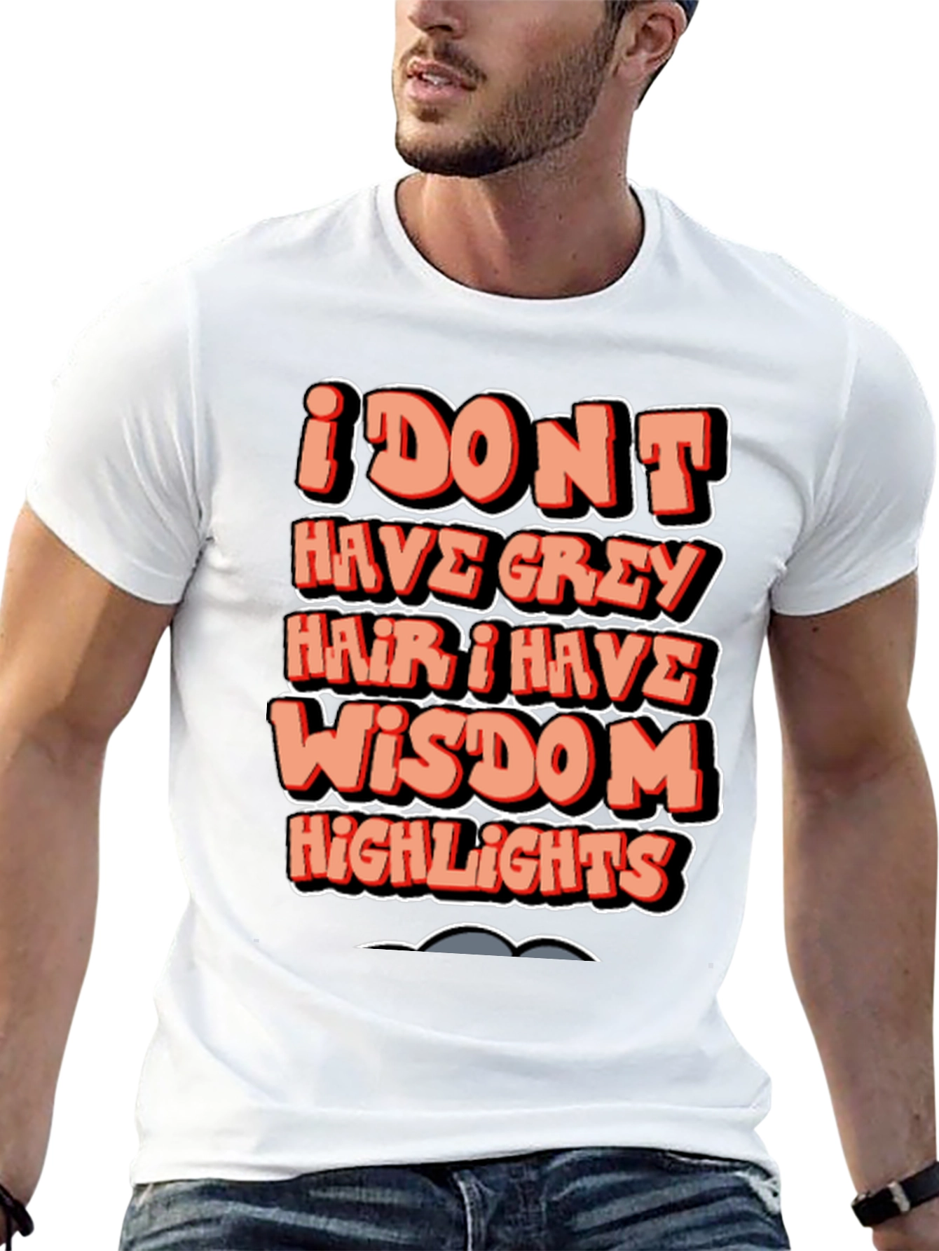 Funny Wisdom Highlights Graphic T-Shirt