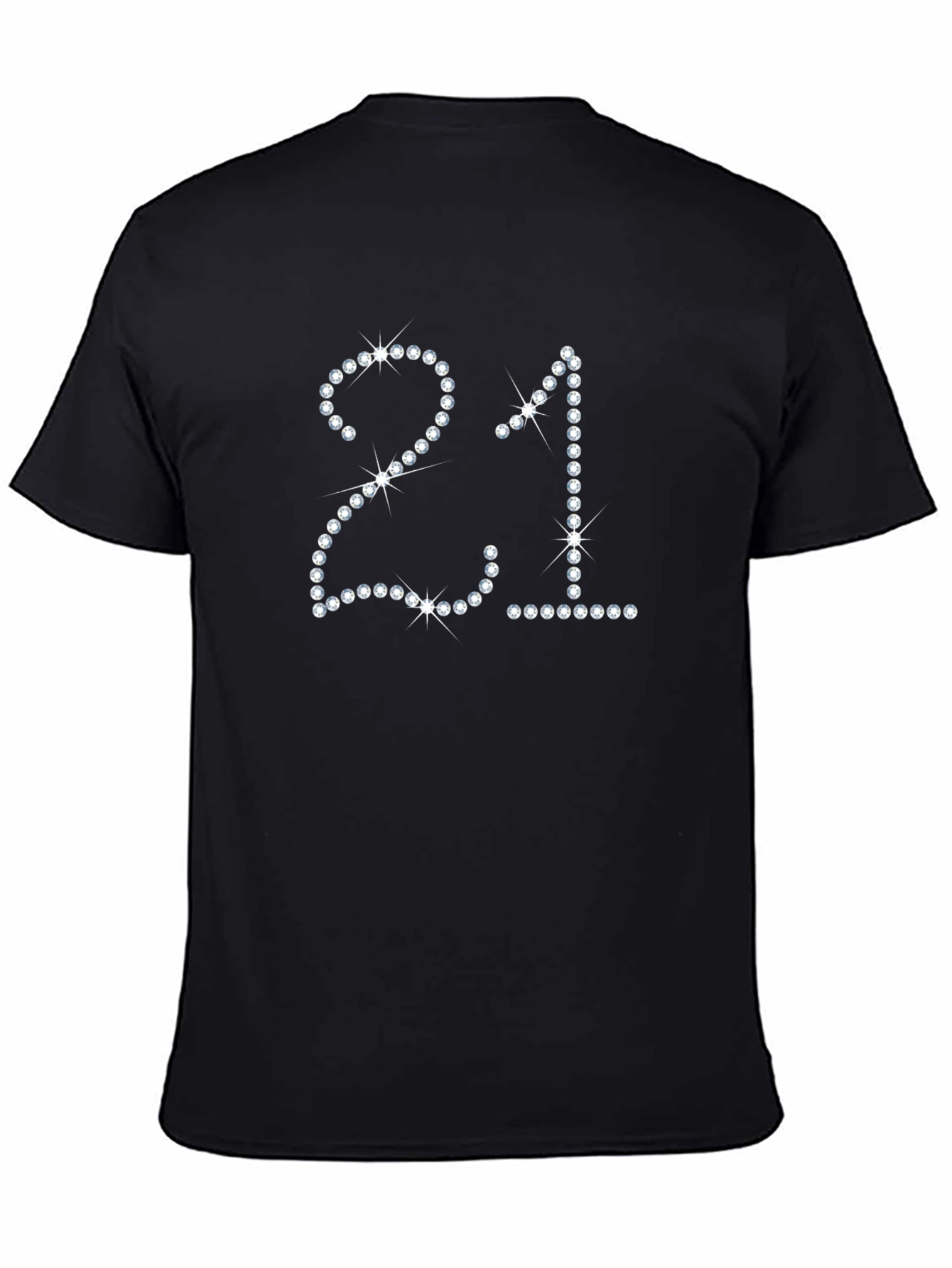 Sparkling 21st Birthday T-Shirt