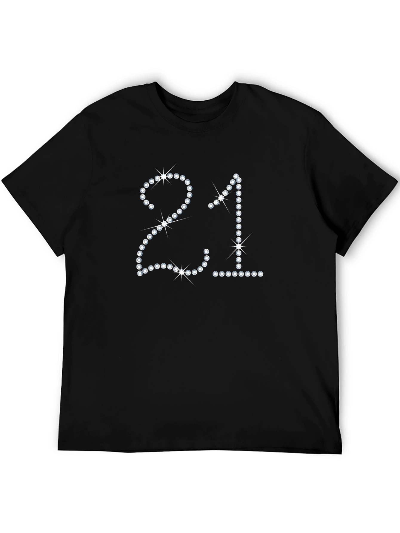 Sparkling 21st Birthday T-Shirt