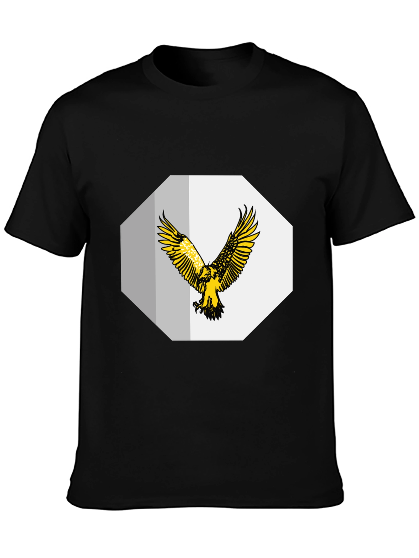 Eagle Graphic Tee - Stylish Mens Black T-Shirt
